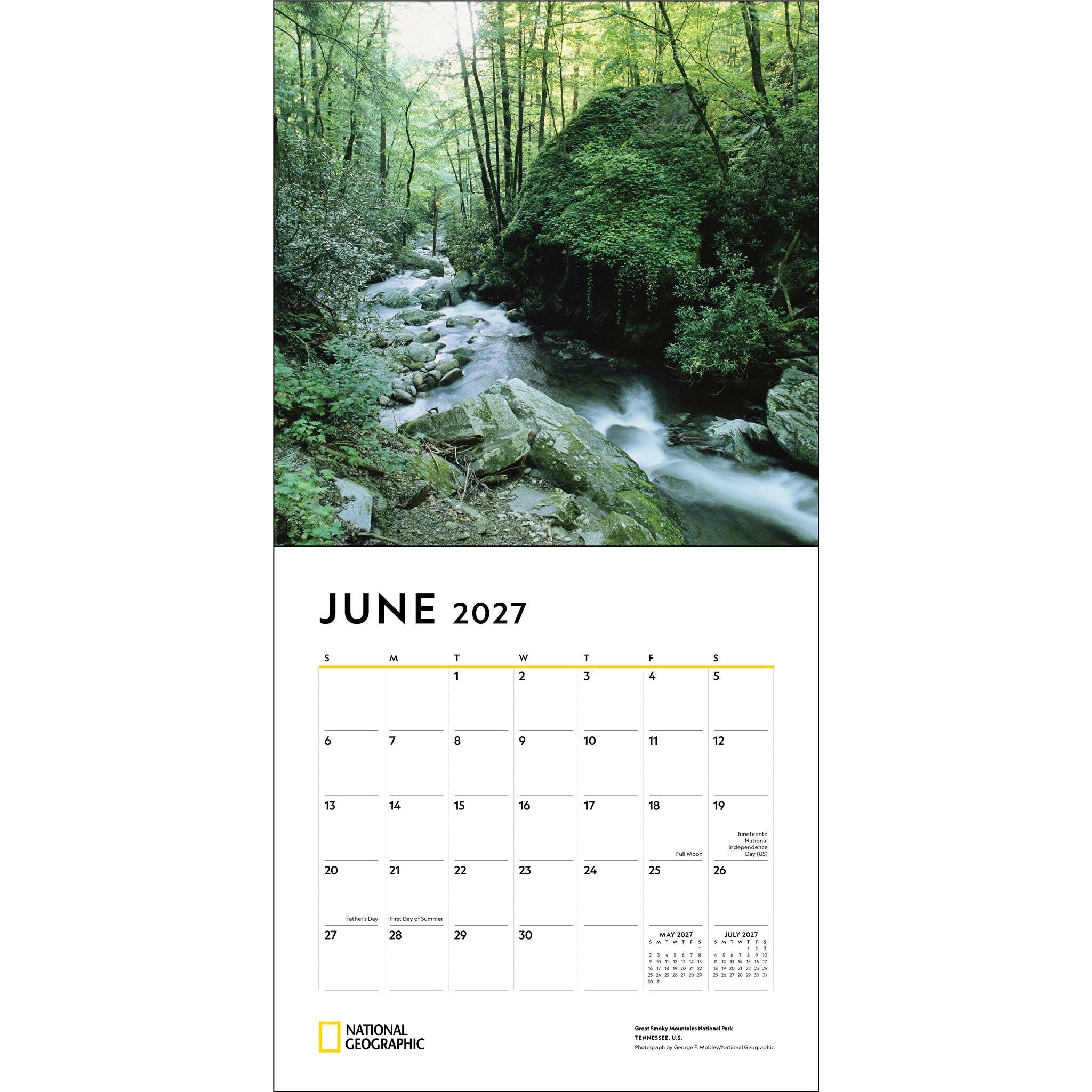 National Geographic: National Parks 2027 Wall Calendar - Online Only