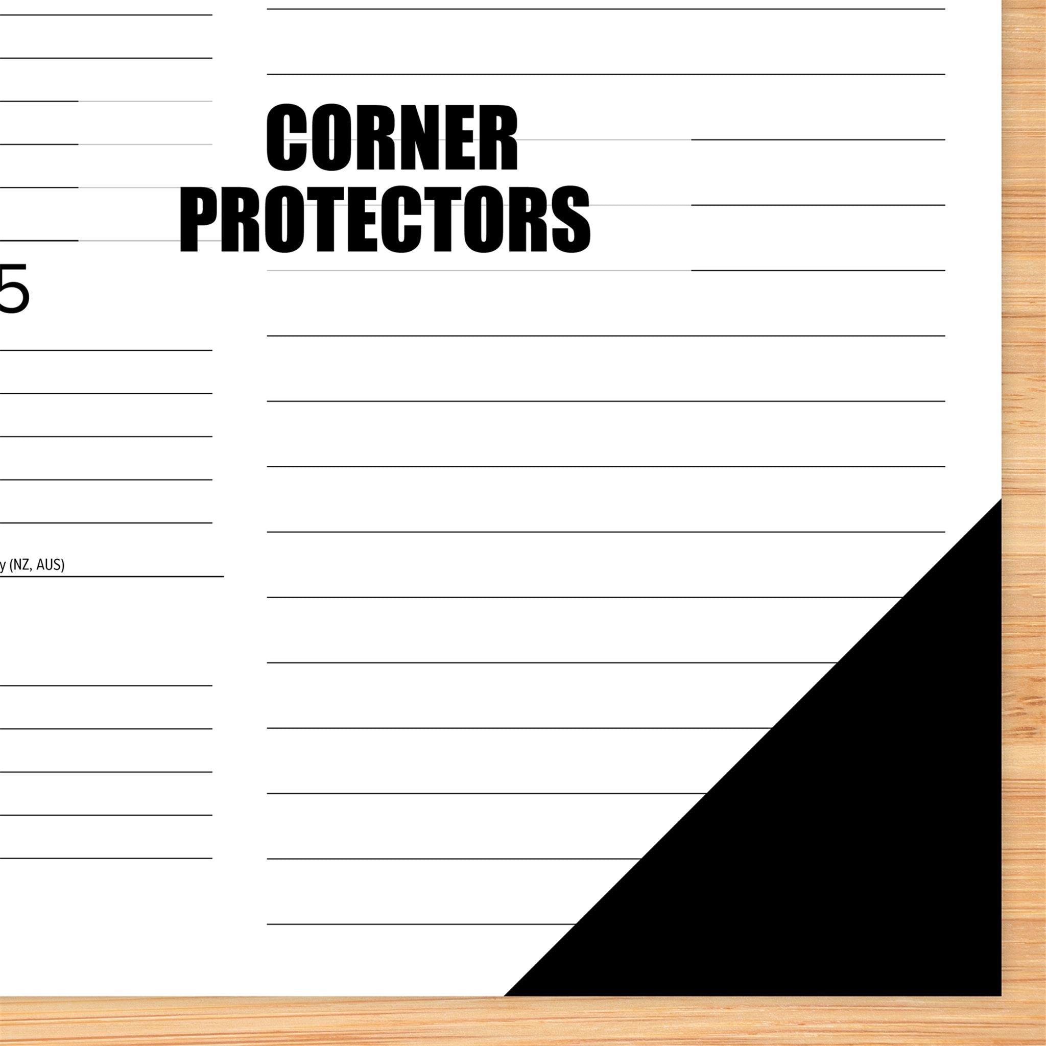 Sous-main calendrier noir et blanc 2026