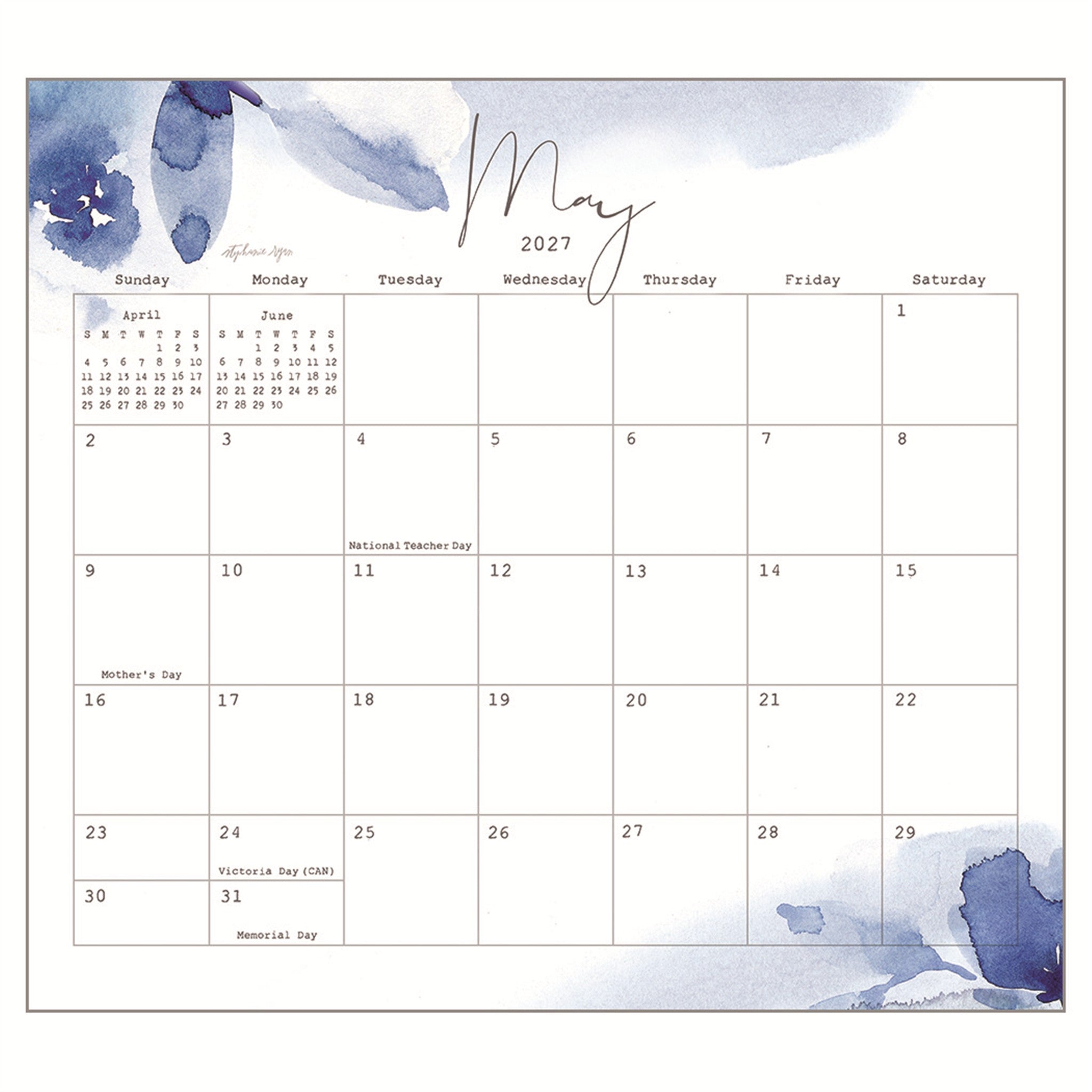 Gratitude Special Edition 2027 Wall Calendar