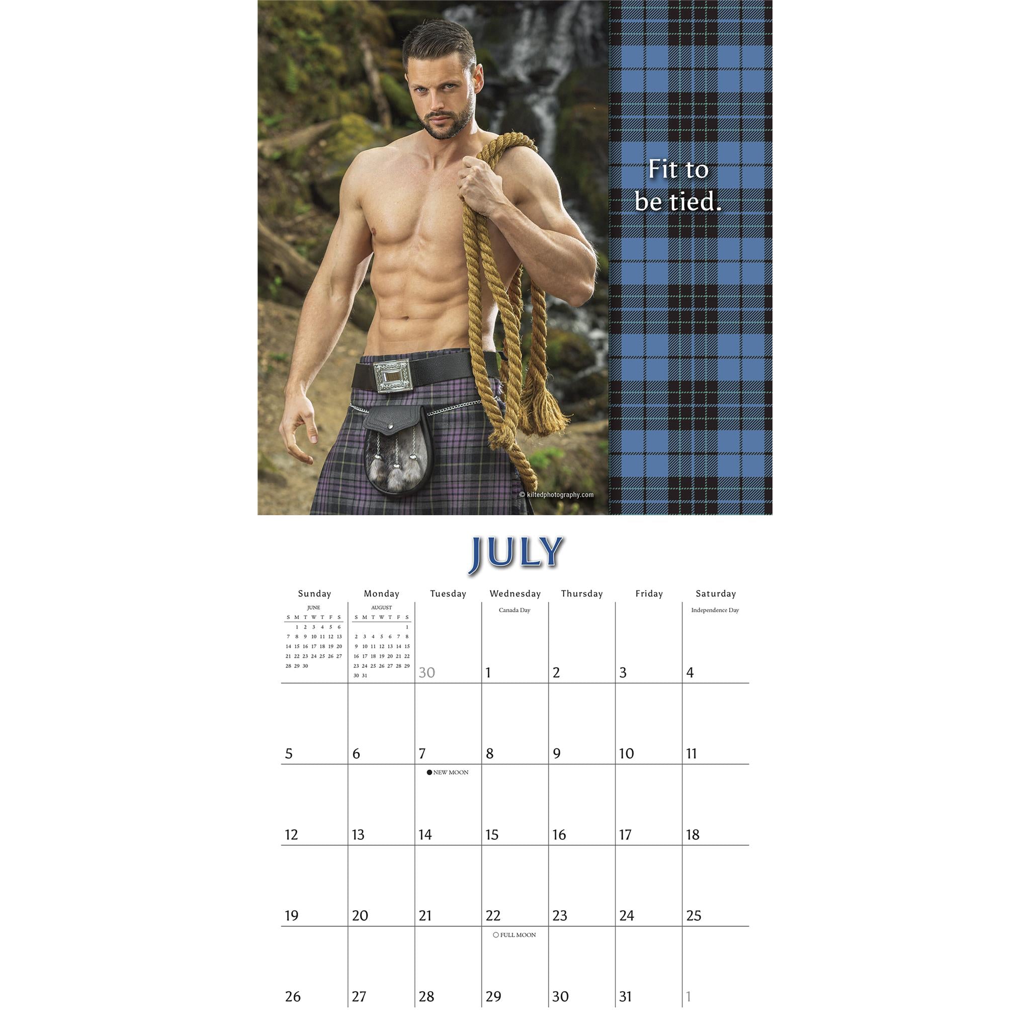 Kilty Pleasures 2026 Mini Calendar