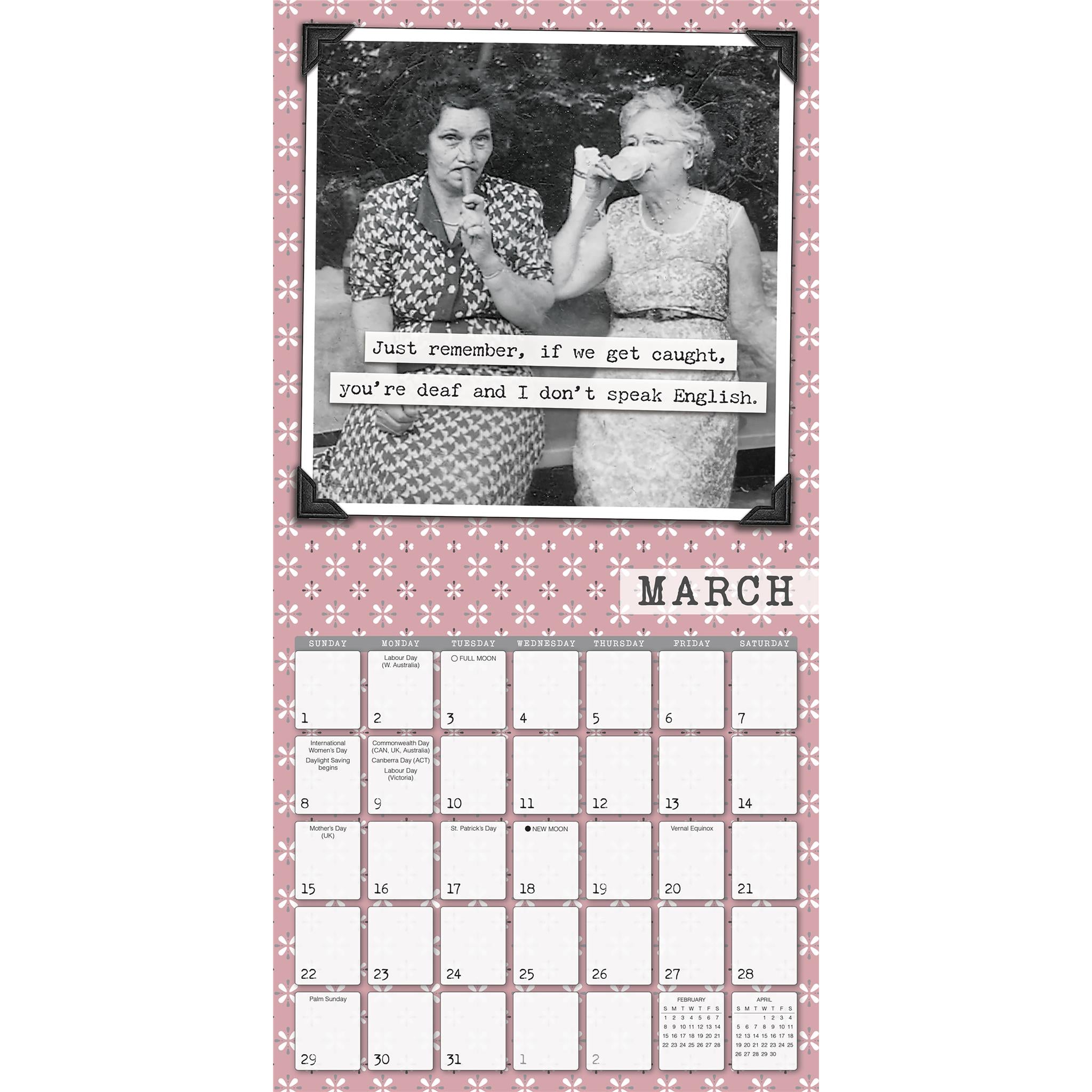 Calendrier mural Trash Talk by Annie 2026 - Disponible uniquement en ligne