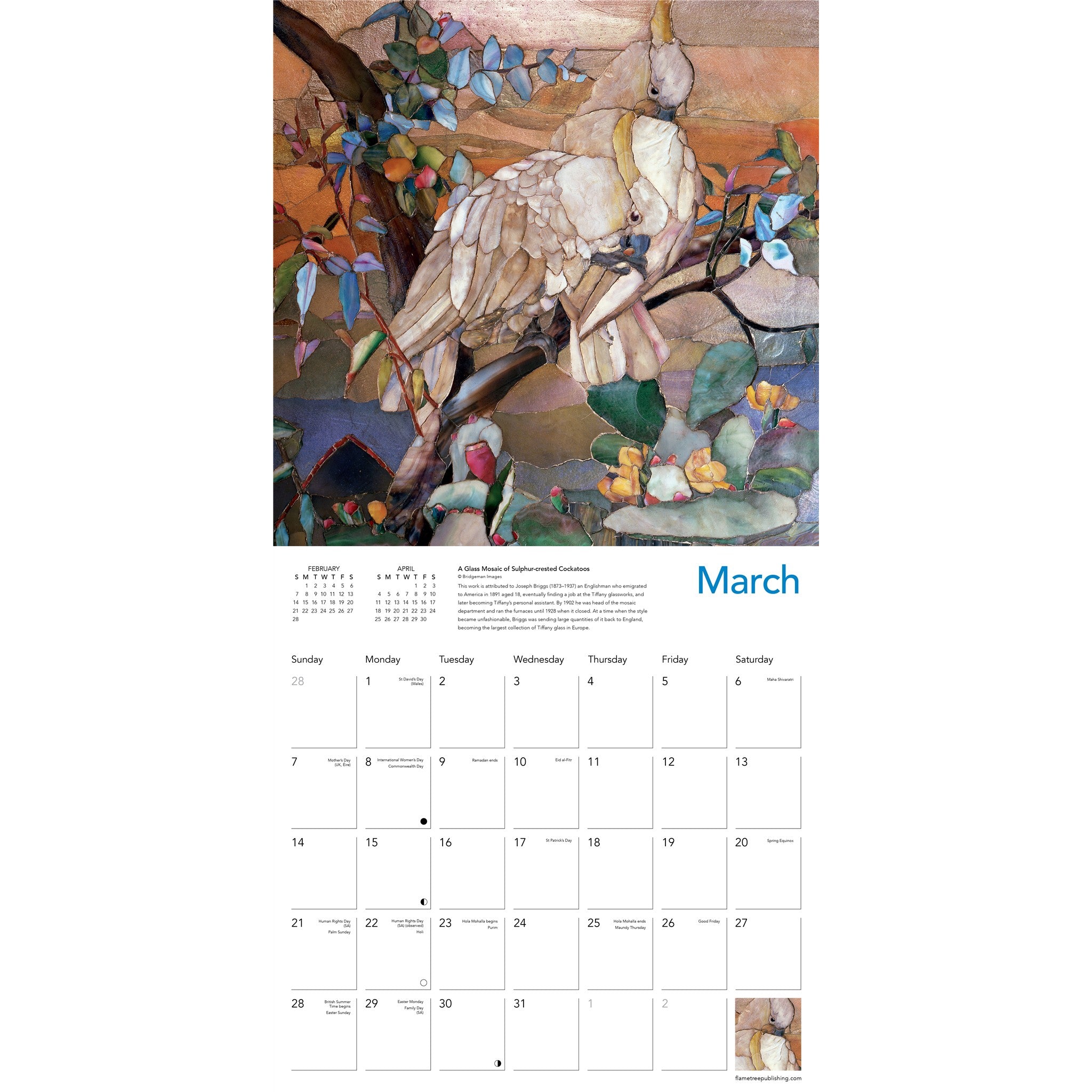 Tiffany 2027 Wall Calendar