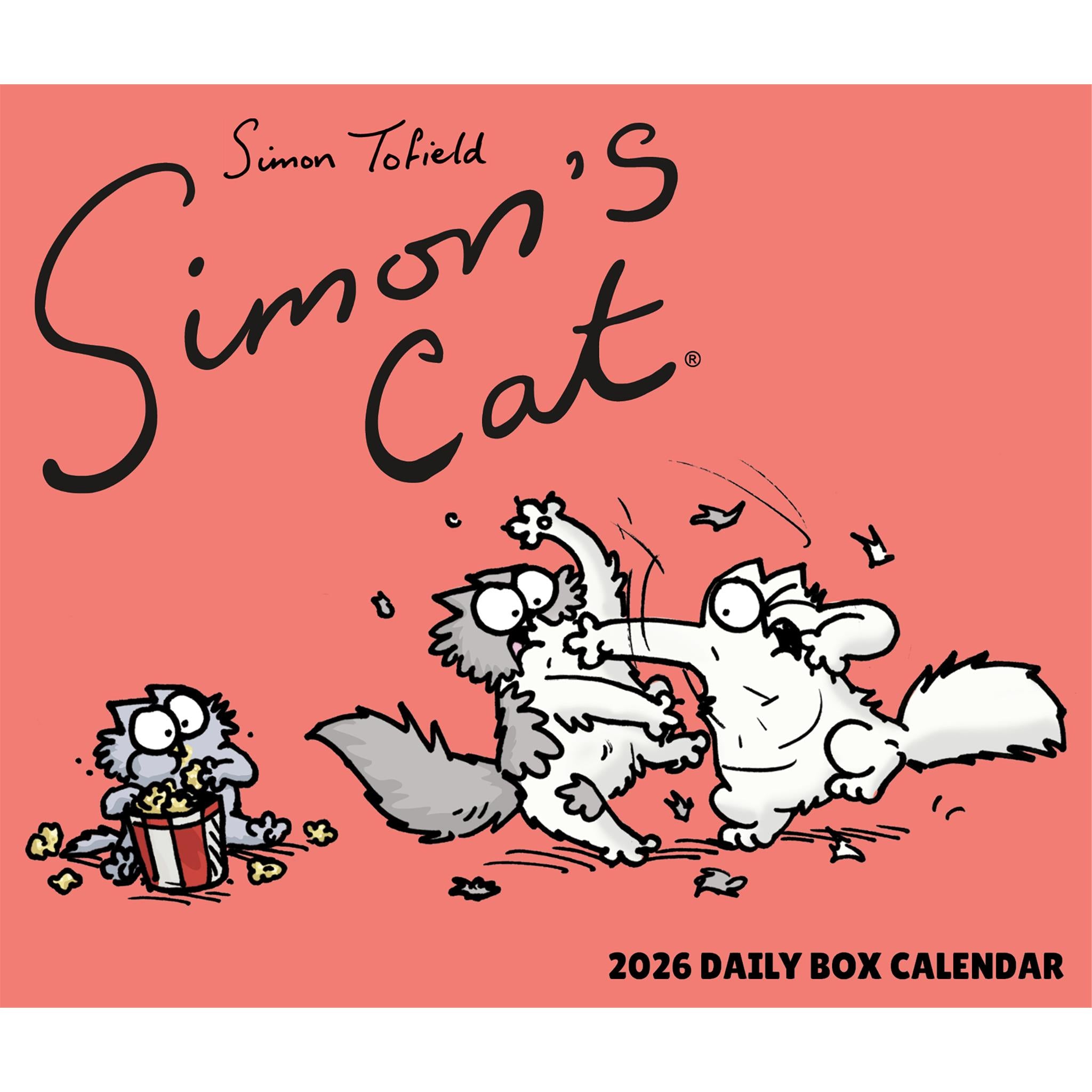 Calendrier Simons Cat 2026 en boîte - Disponible uniquement en ligne