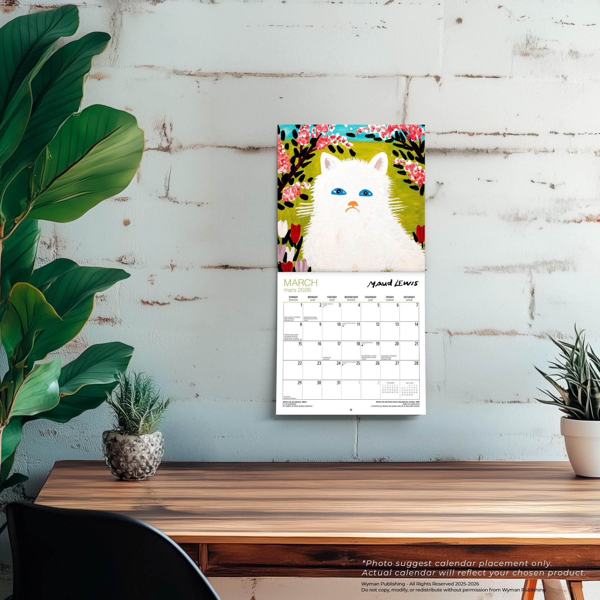 Calendrier miniature Maud Lewis Medium 2026