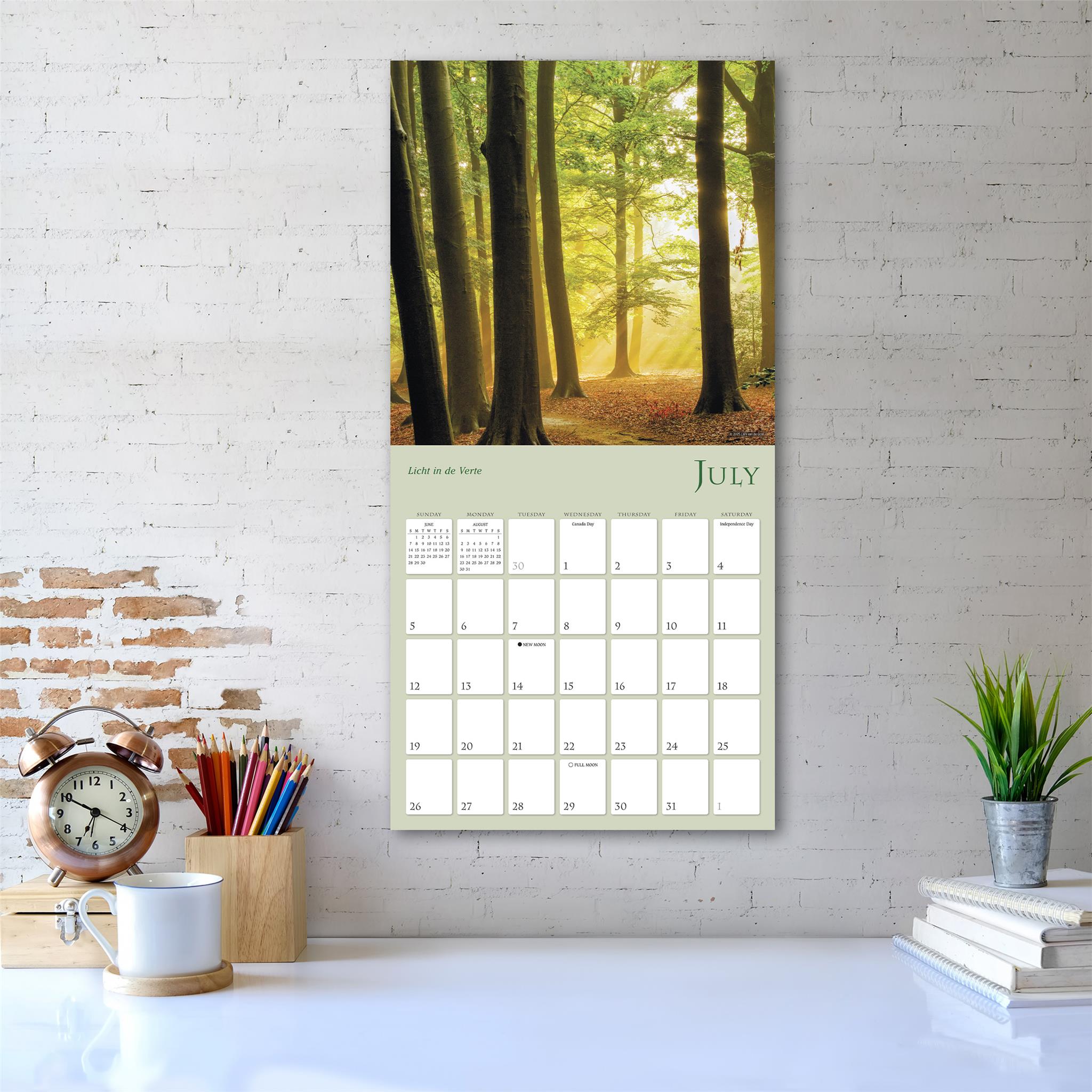 Calendrier mural Chemins enchantés 2026