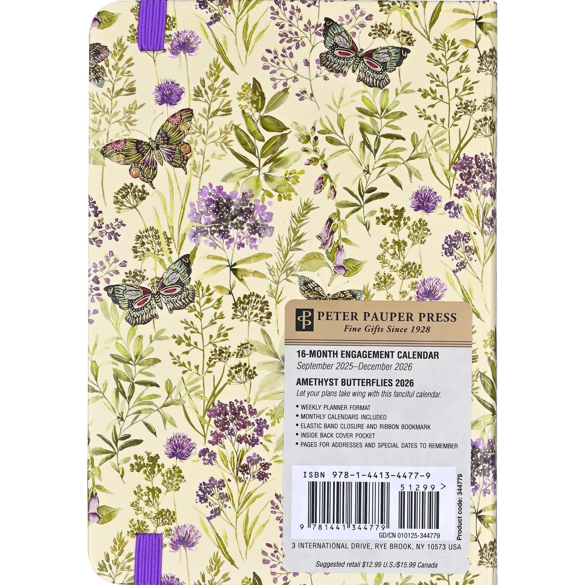 Amethyst Butterflies 2025-2026 Engagement Calendar