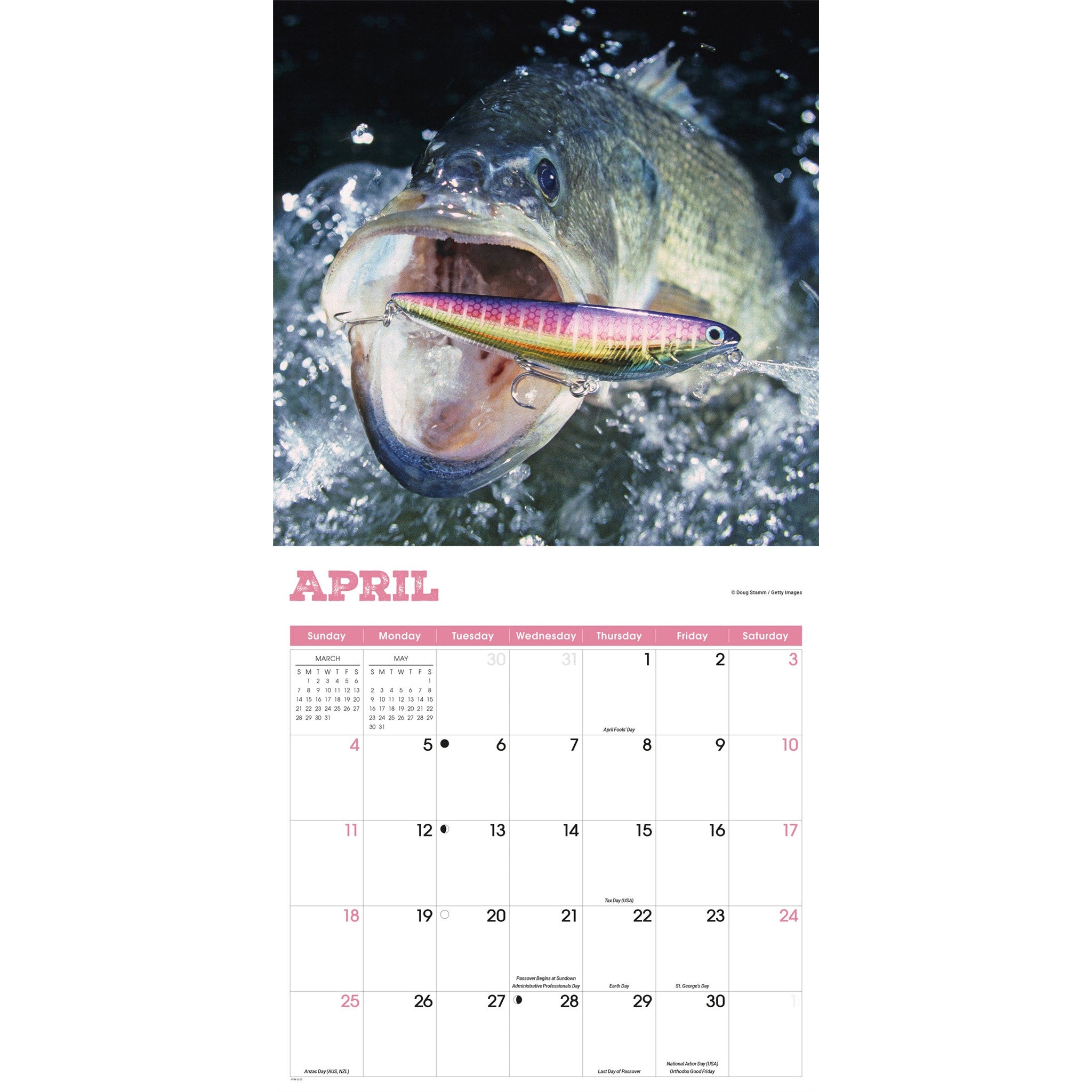 Calendrier mural Basse 2027