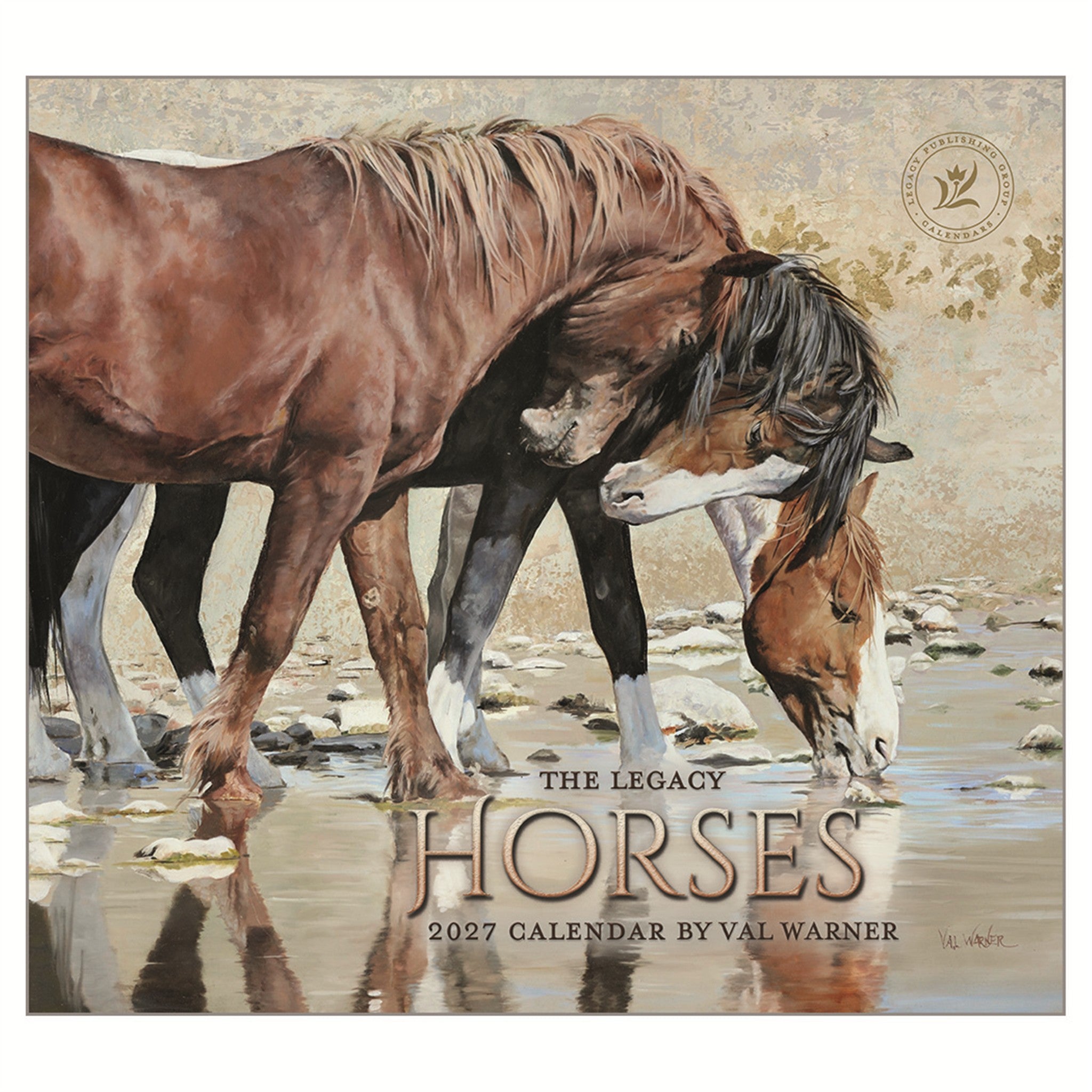 Calendrier mural Chevaux 2027