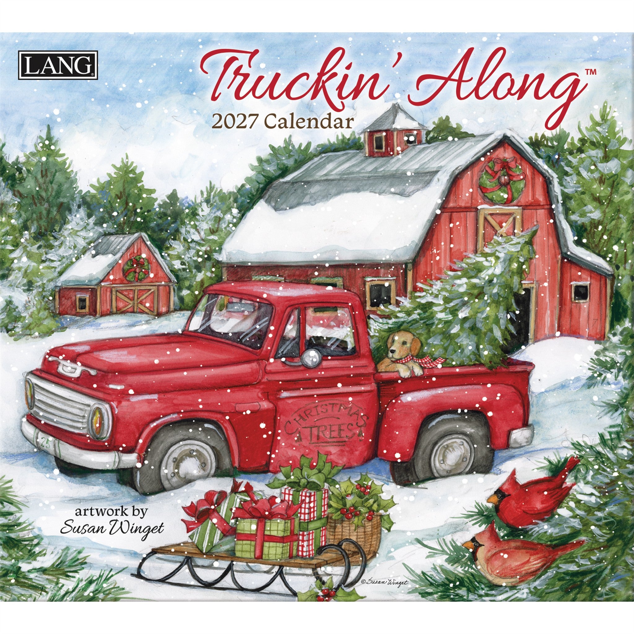 Truckin Along Special Edition with Print 2027 Wall Calendar