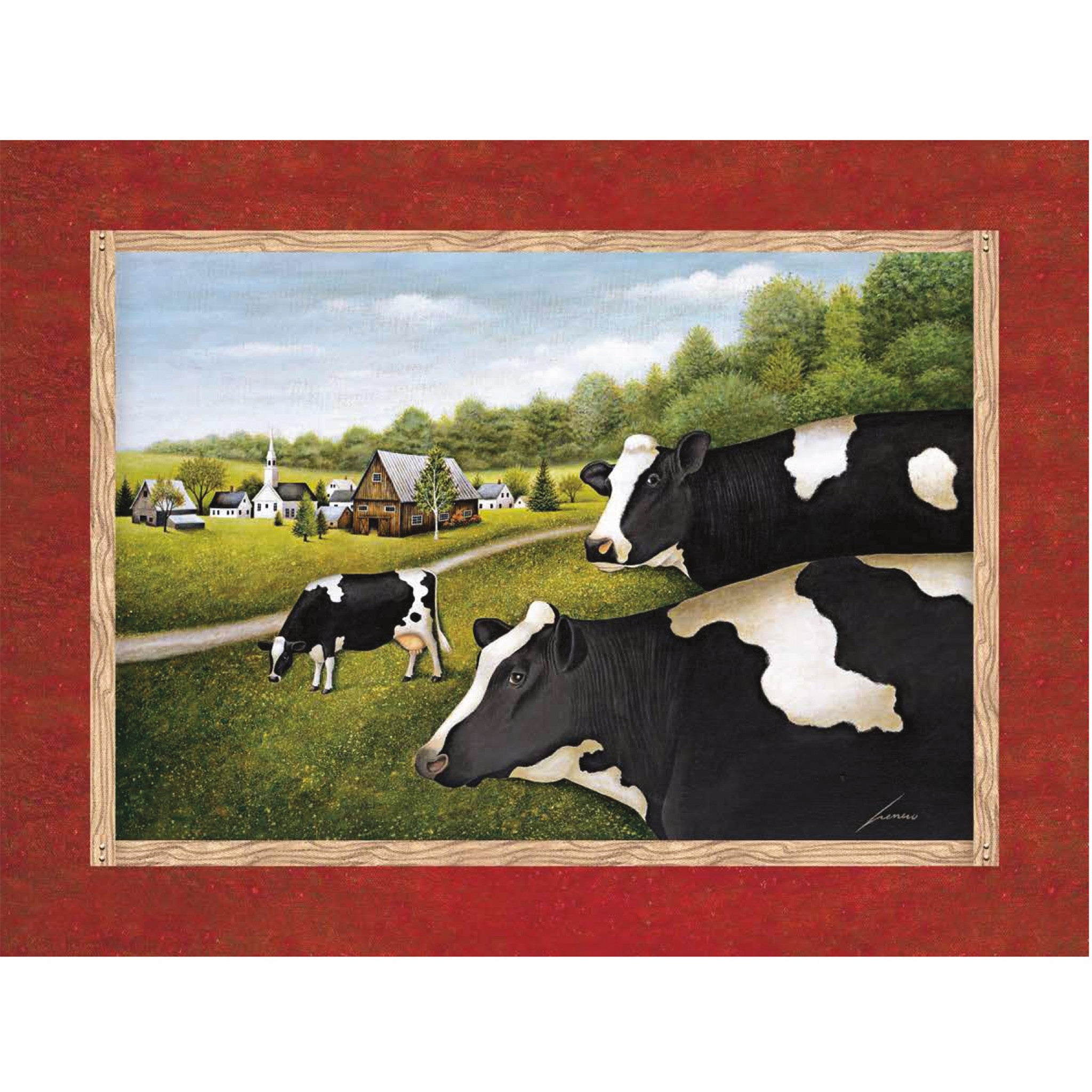 Cows Cows Cows Special Edition with Print 2027 Wall Calendar