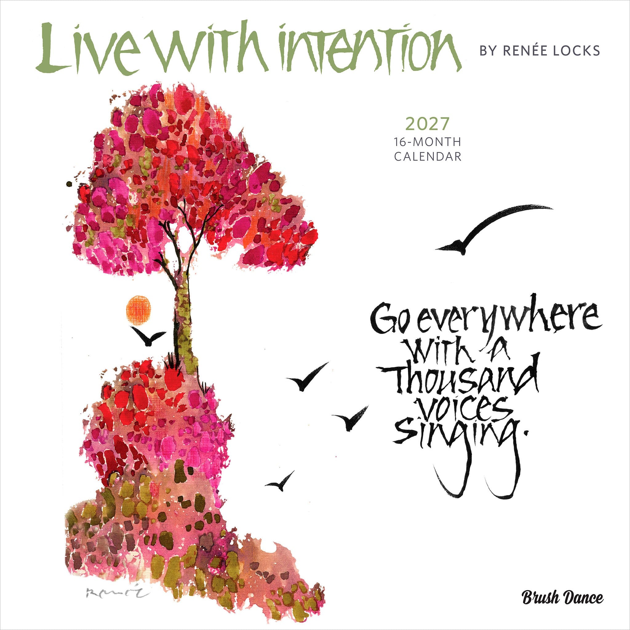 Live with Intention 2027 Wall Calendar