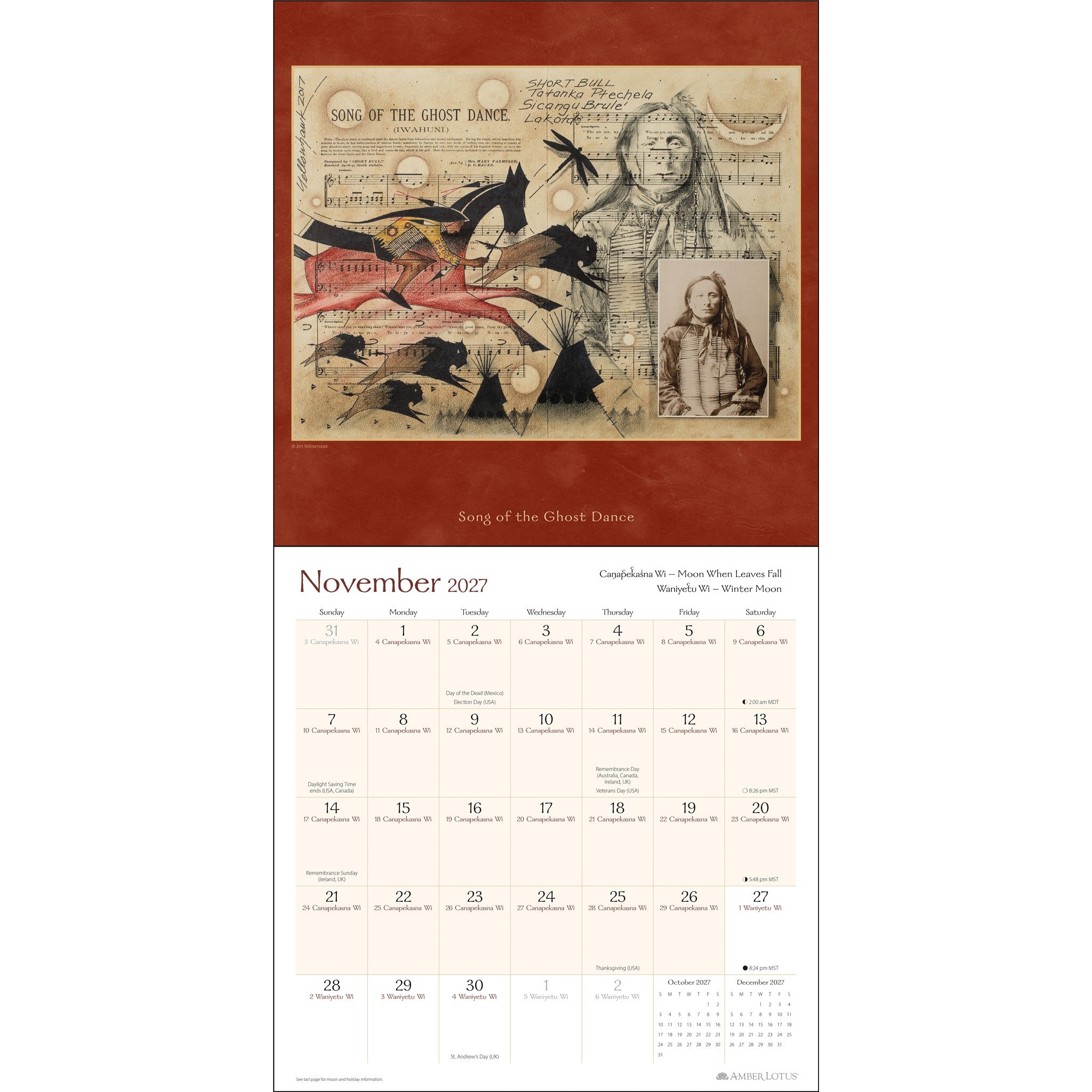 Lakota Way 2027 Wall Calendar - Online Only