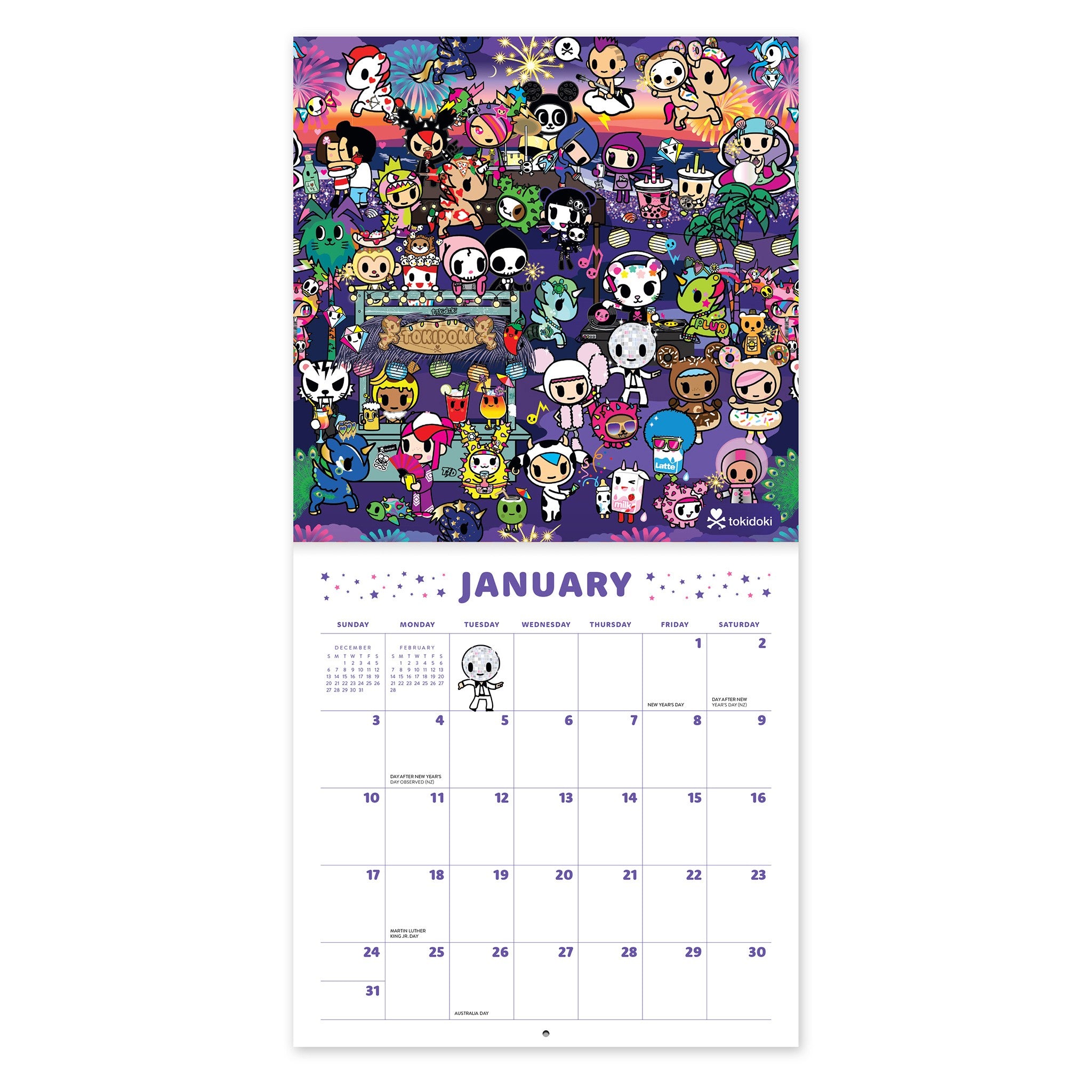 tokidoki 2027 Mini Calendar