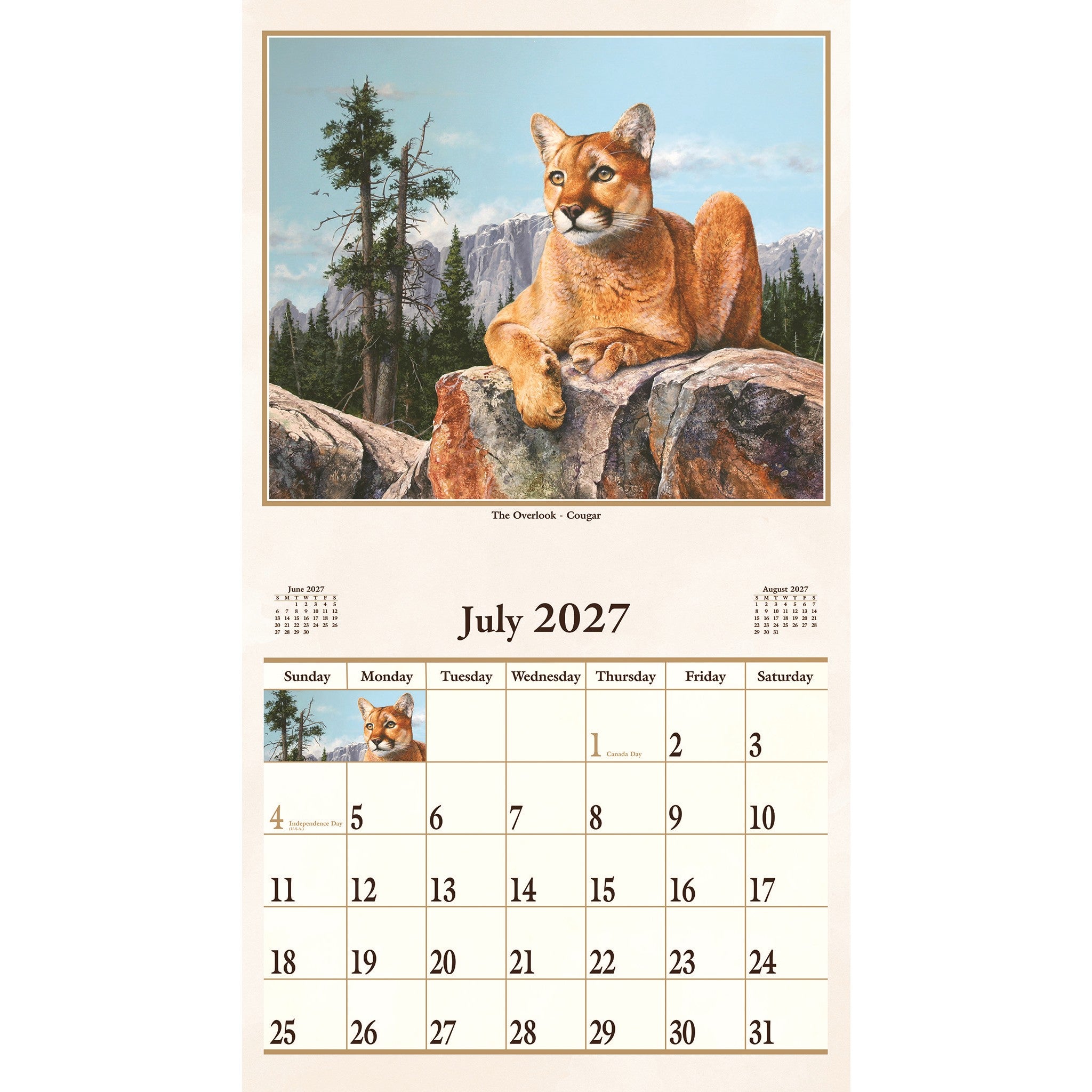 Animal Instincts 2027 Wall Calendar - Online Only