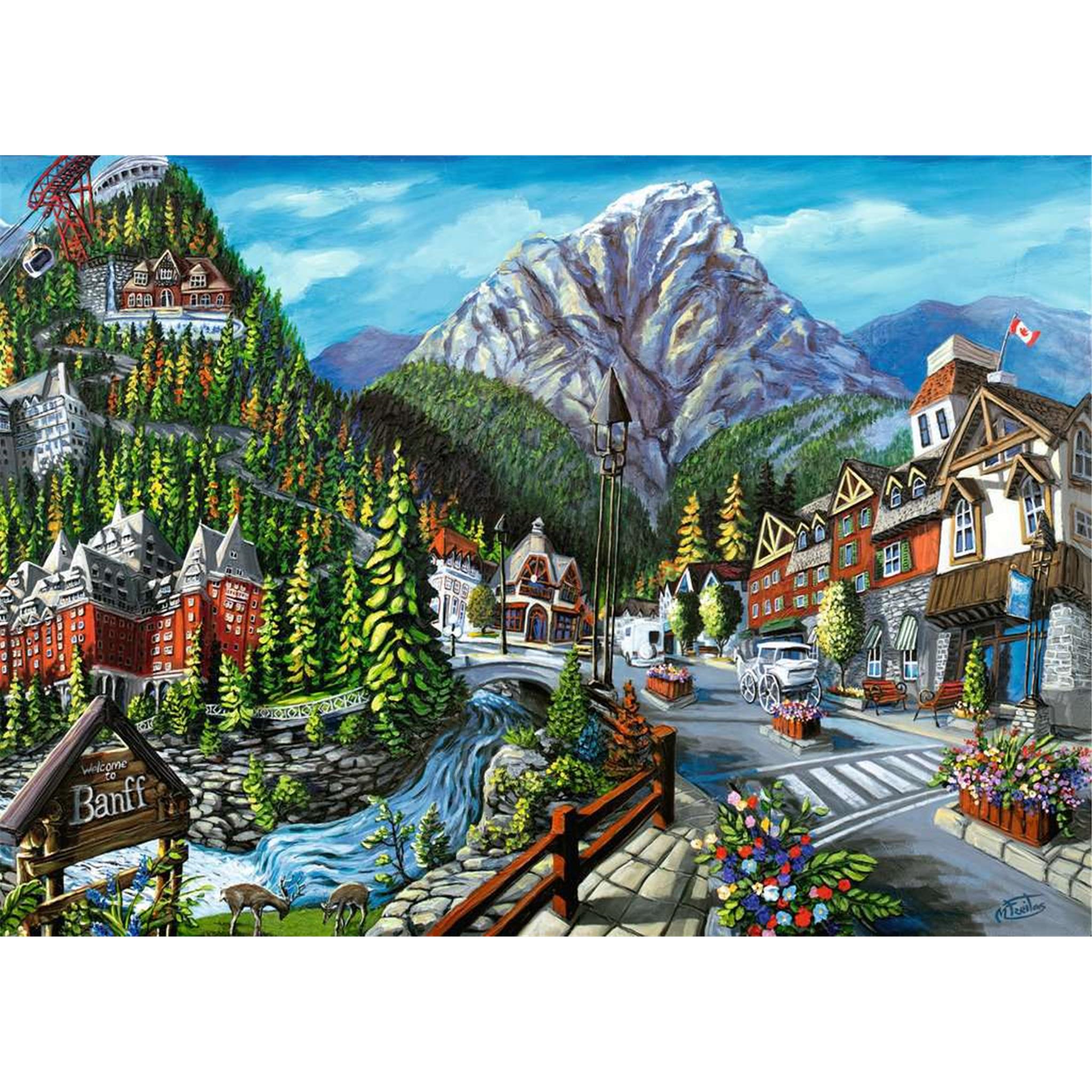 Bienvenue dans le puzzle Banff 1000 pièces Ravensburger