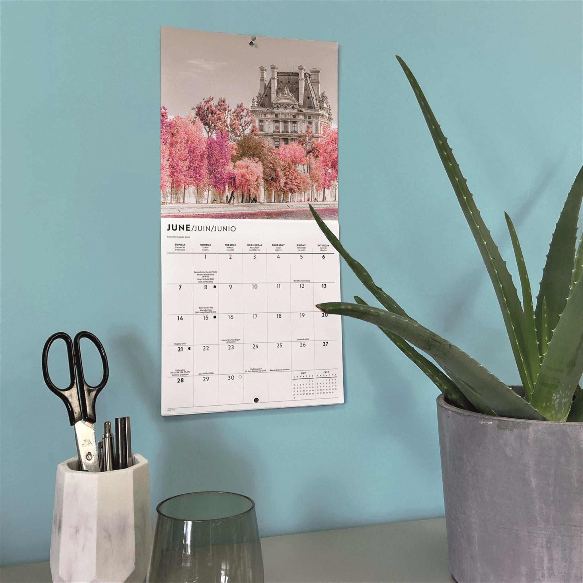 Paris Lux 2026 Mini Calendar