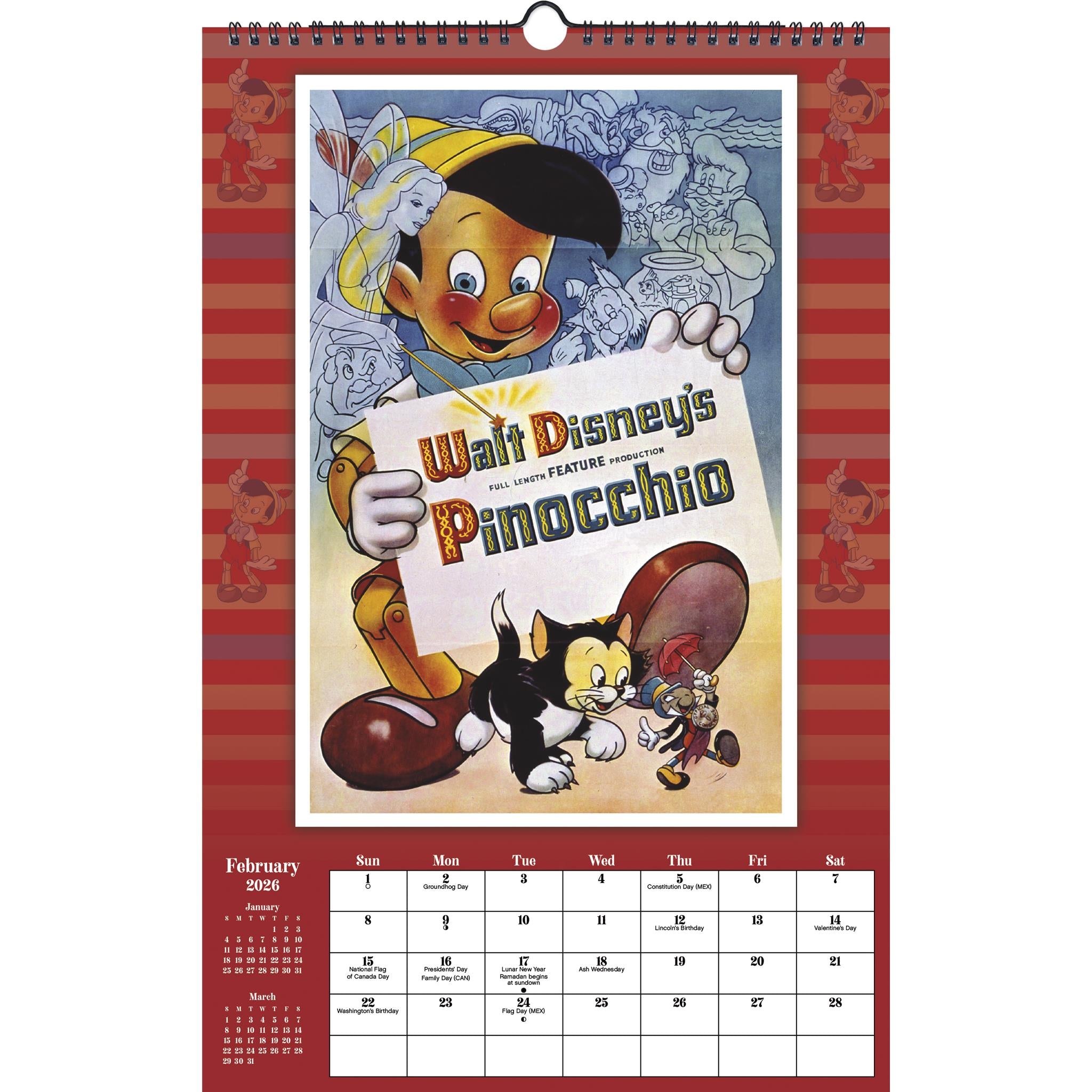Calendrier des affiches Disney Classics 2026