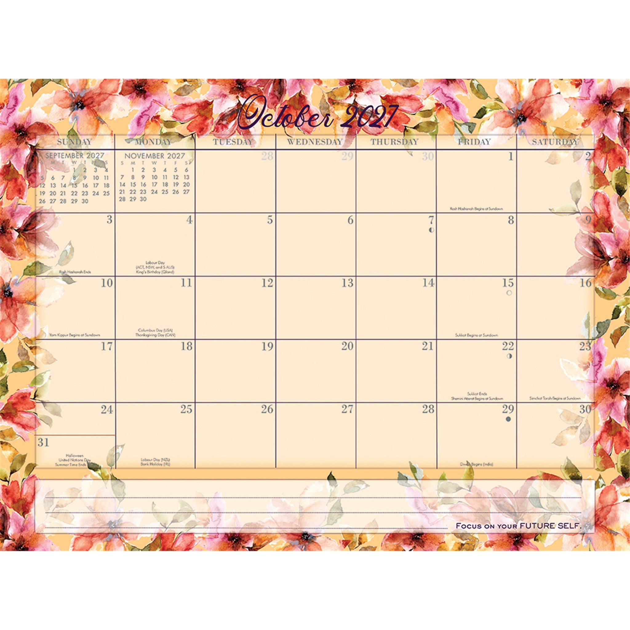 Watercolour Super Jumbo Magic Grip Exclusive 2026-2027 Wall Calendar