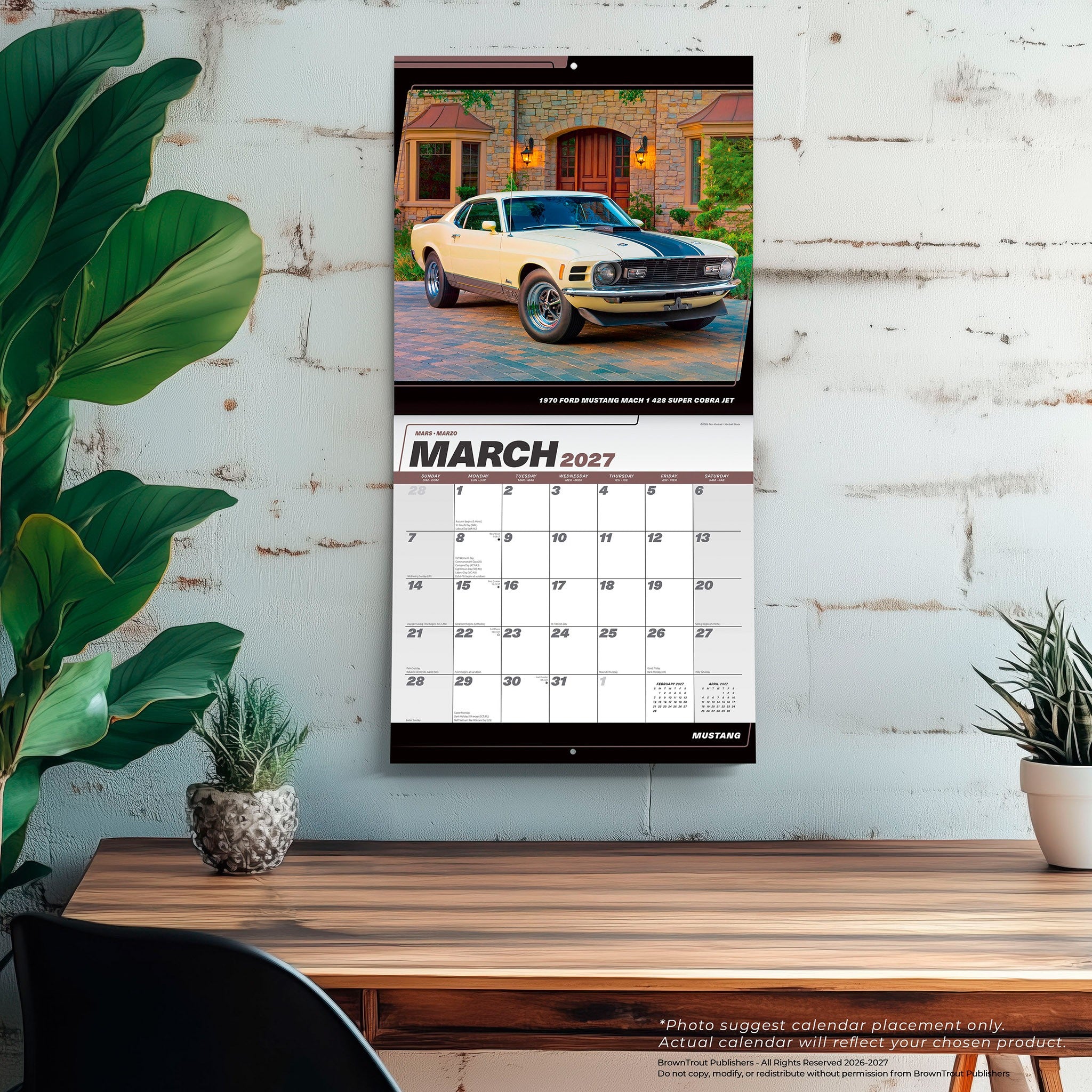 Mustang 2027 Wall Calendar