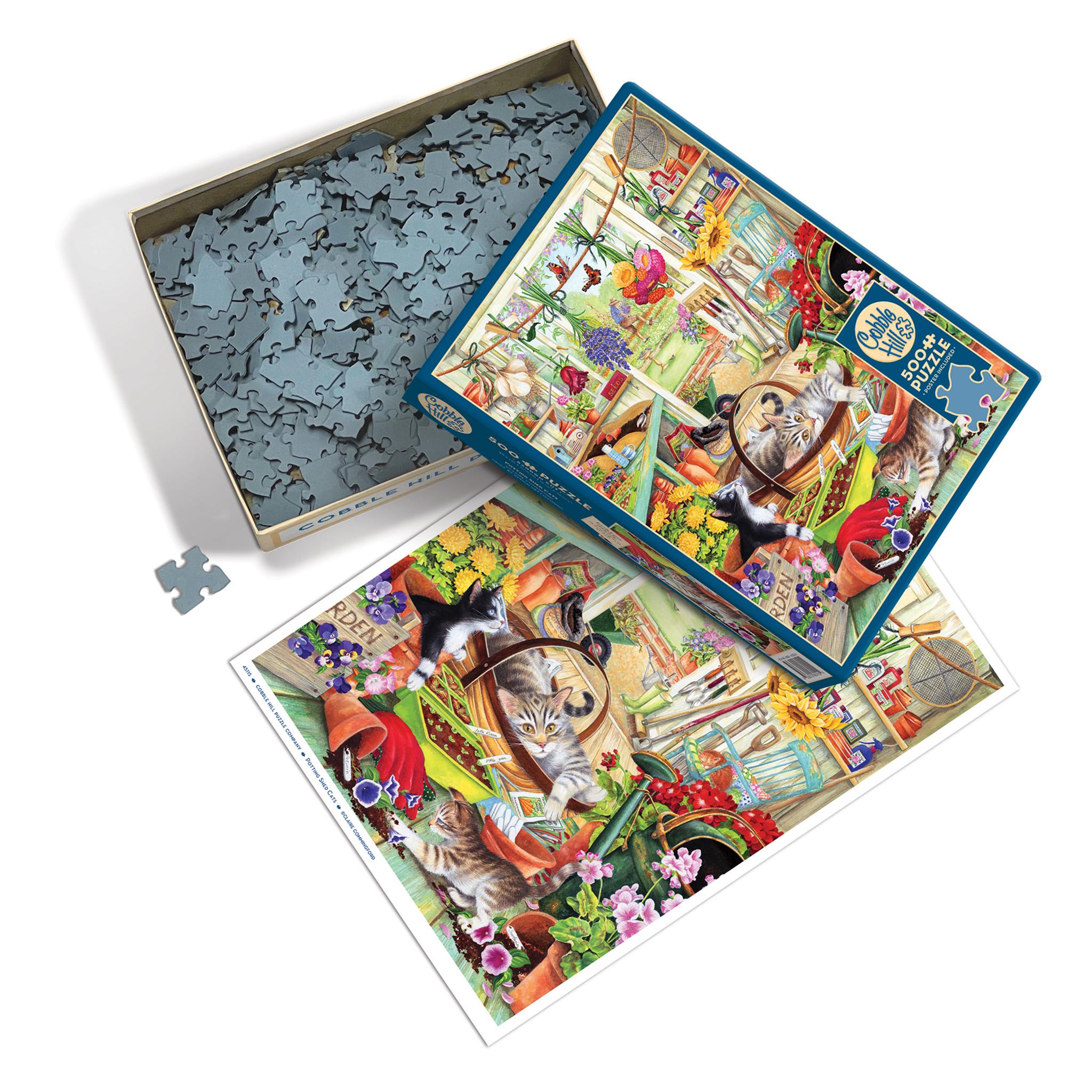 Potting Cat Shed 500 Piece Puzzle