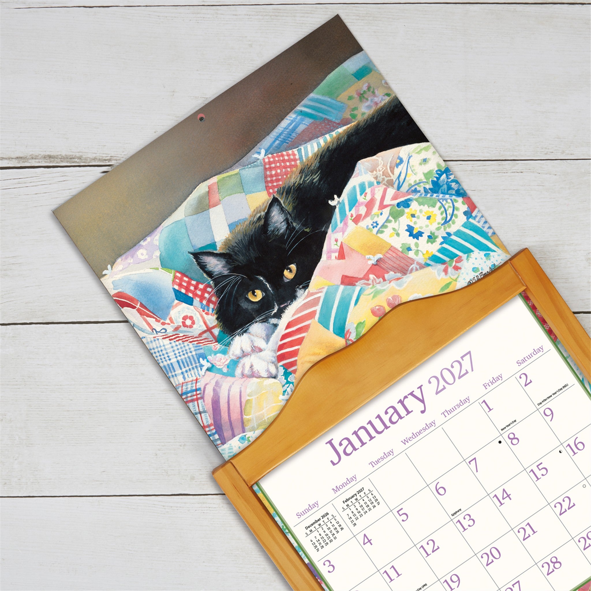 Cats In The Country Special Edition with Print 2027 Wall Calendar
