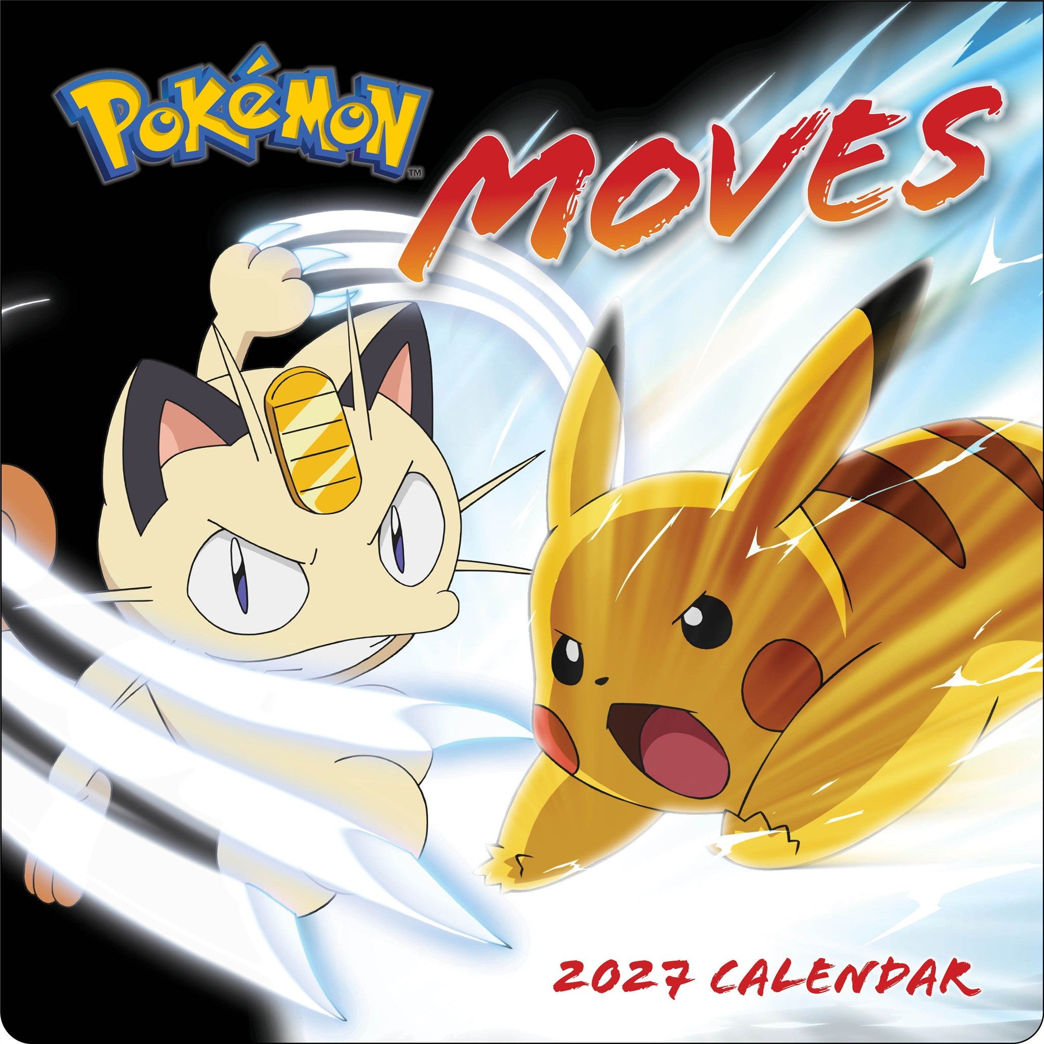 Pokémon Moves 2027 Wall Calendar - Online Only