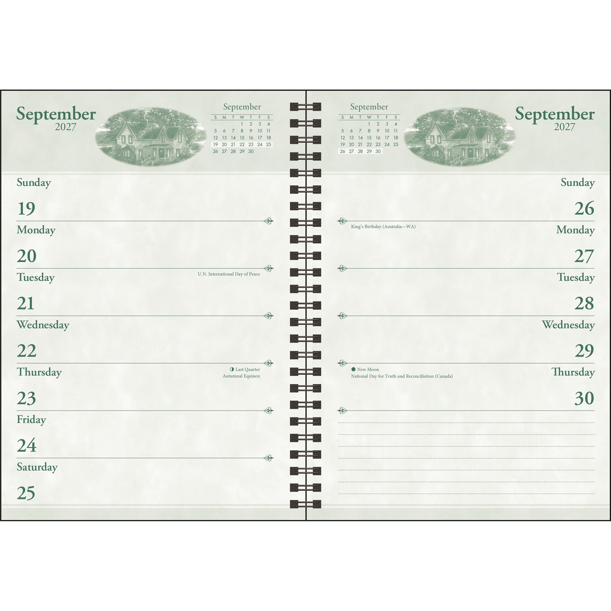 Thomas Kinkade Studios with Scripture 2027 Engagement Calendar