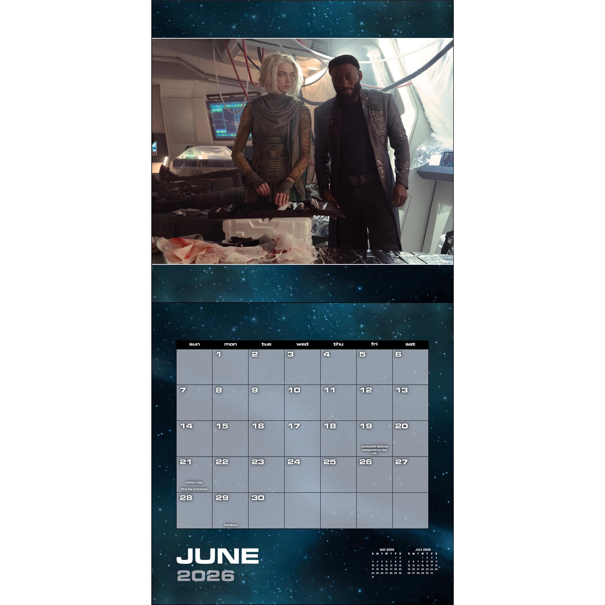 Star Trek Strange New Worlds 2026 Wall Calendar - Online Only