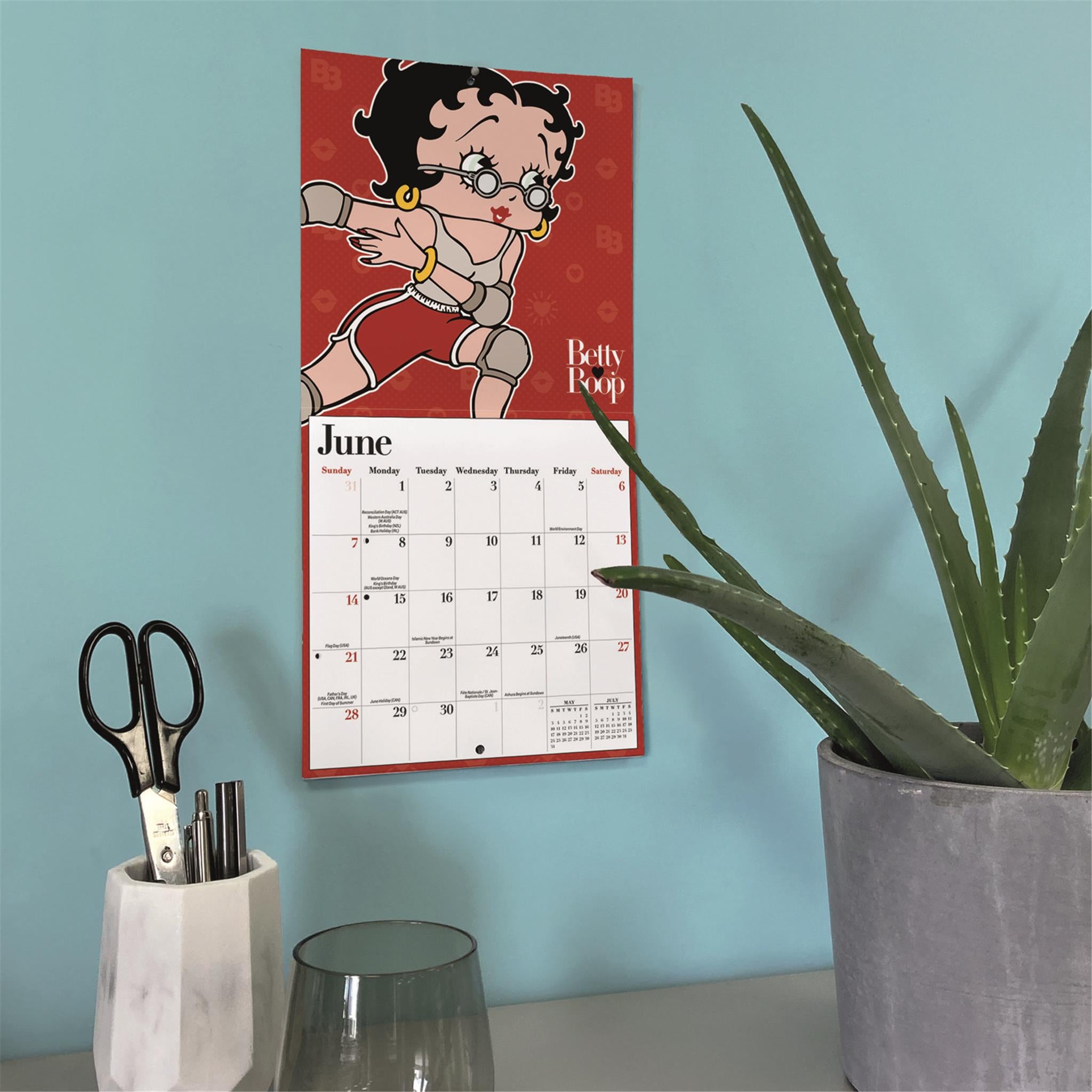 Betty Boop 2026 Mini Calendar