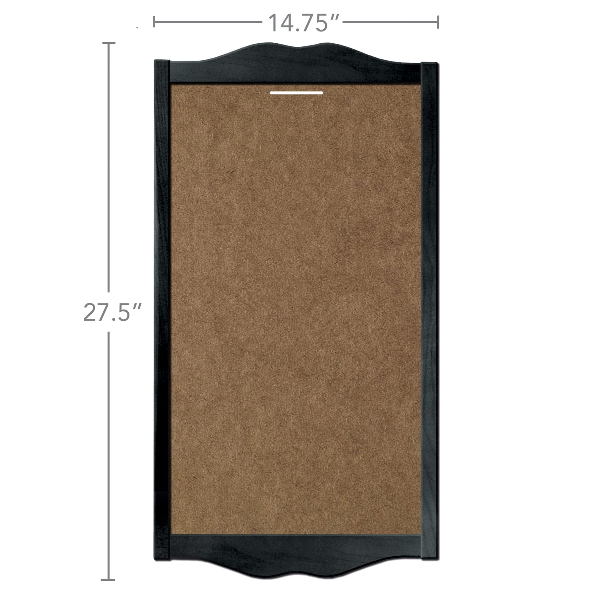 Cadre de calendrier en bois noir