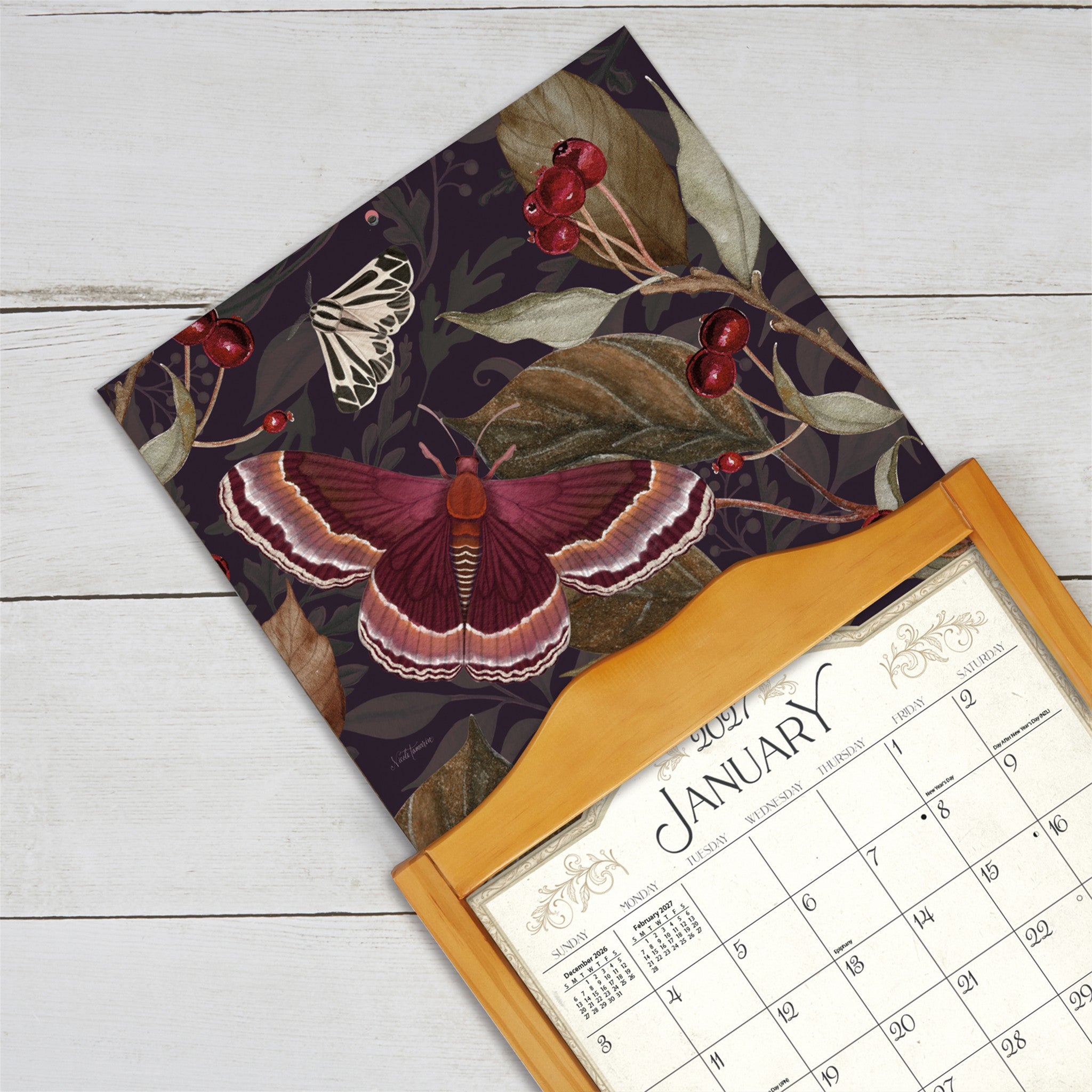 Midnight Garden Special Edition with Print 2027 Wall Calendar