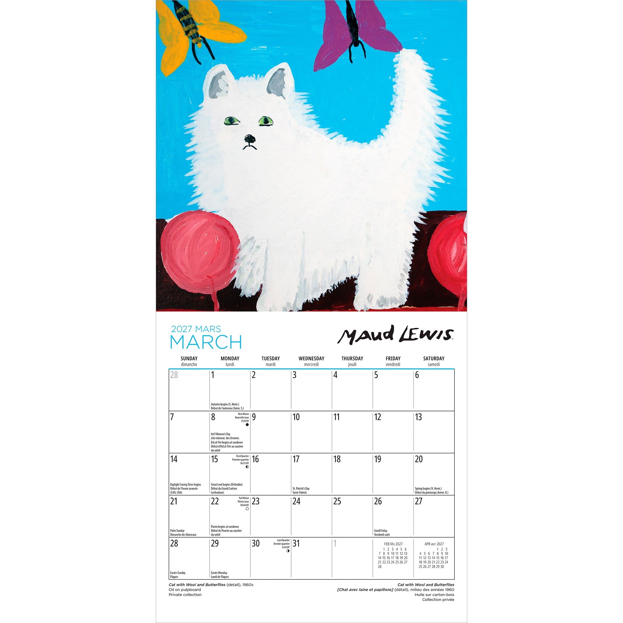 Maud Lewis 2027 Mini Calendar