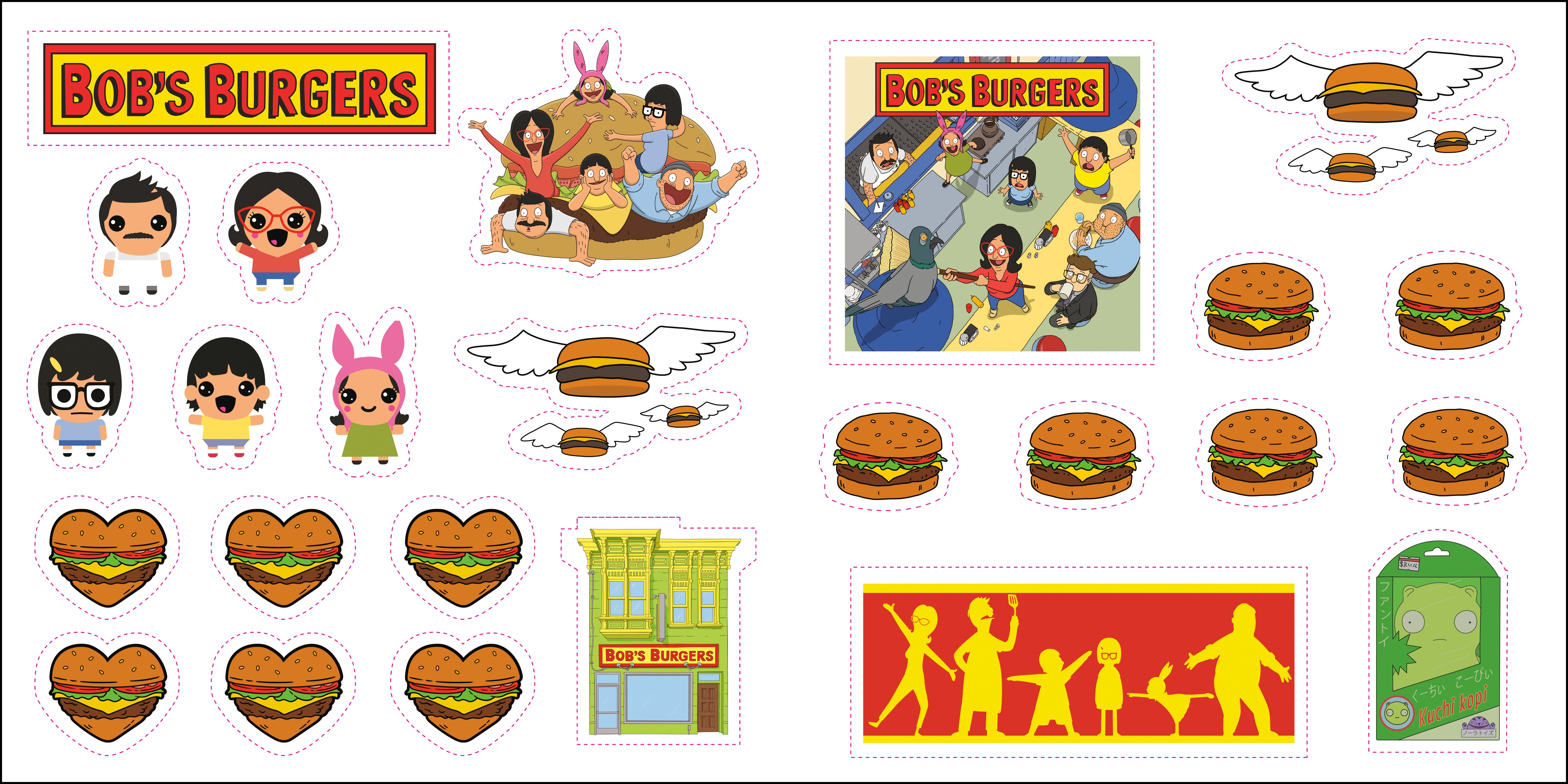 Calendrier mural Bob's Burgers 2026