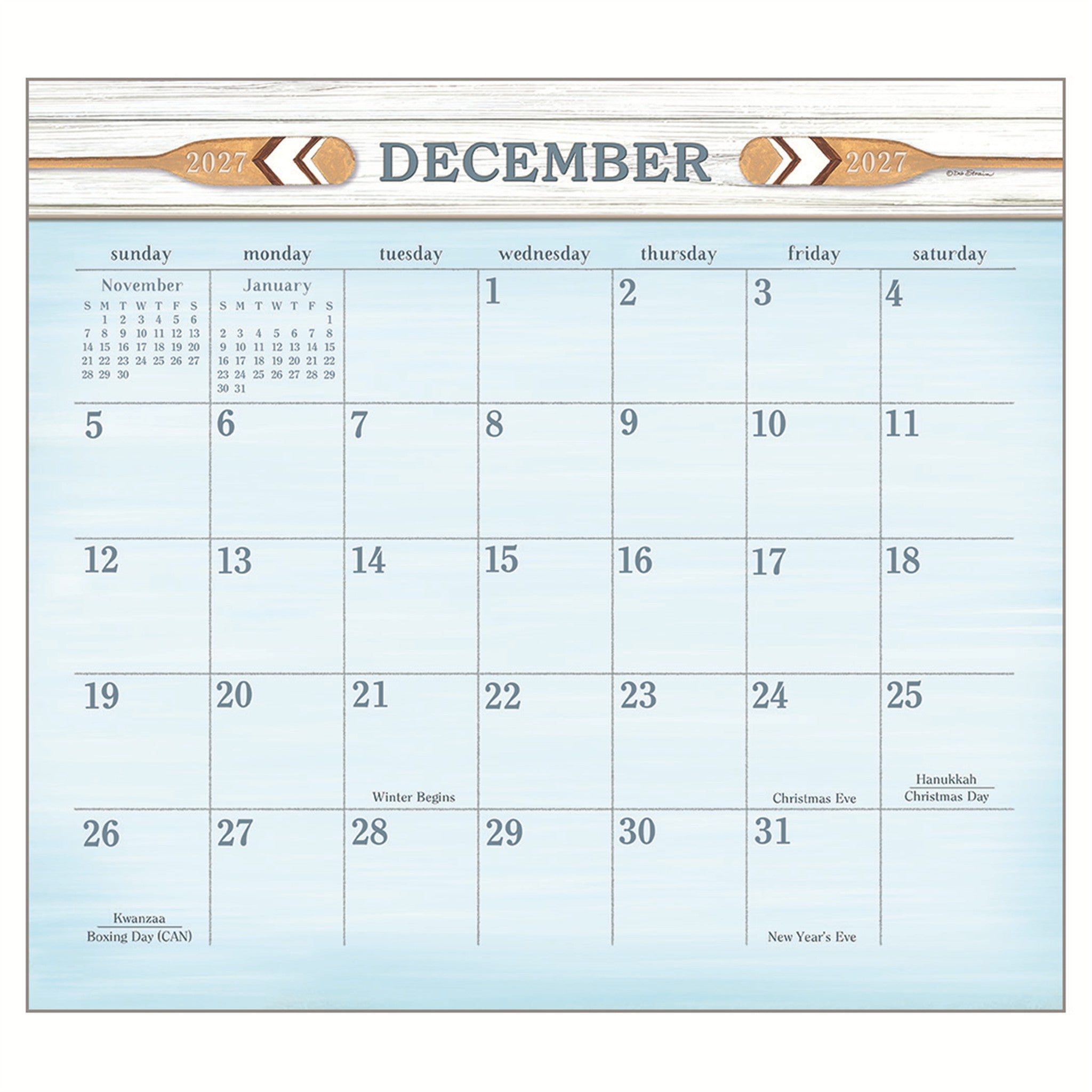 At the Lake 2027 Wall Calendar