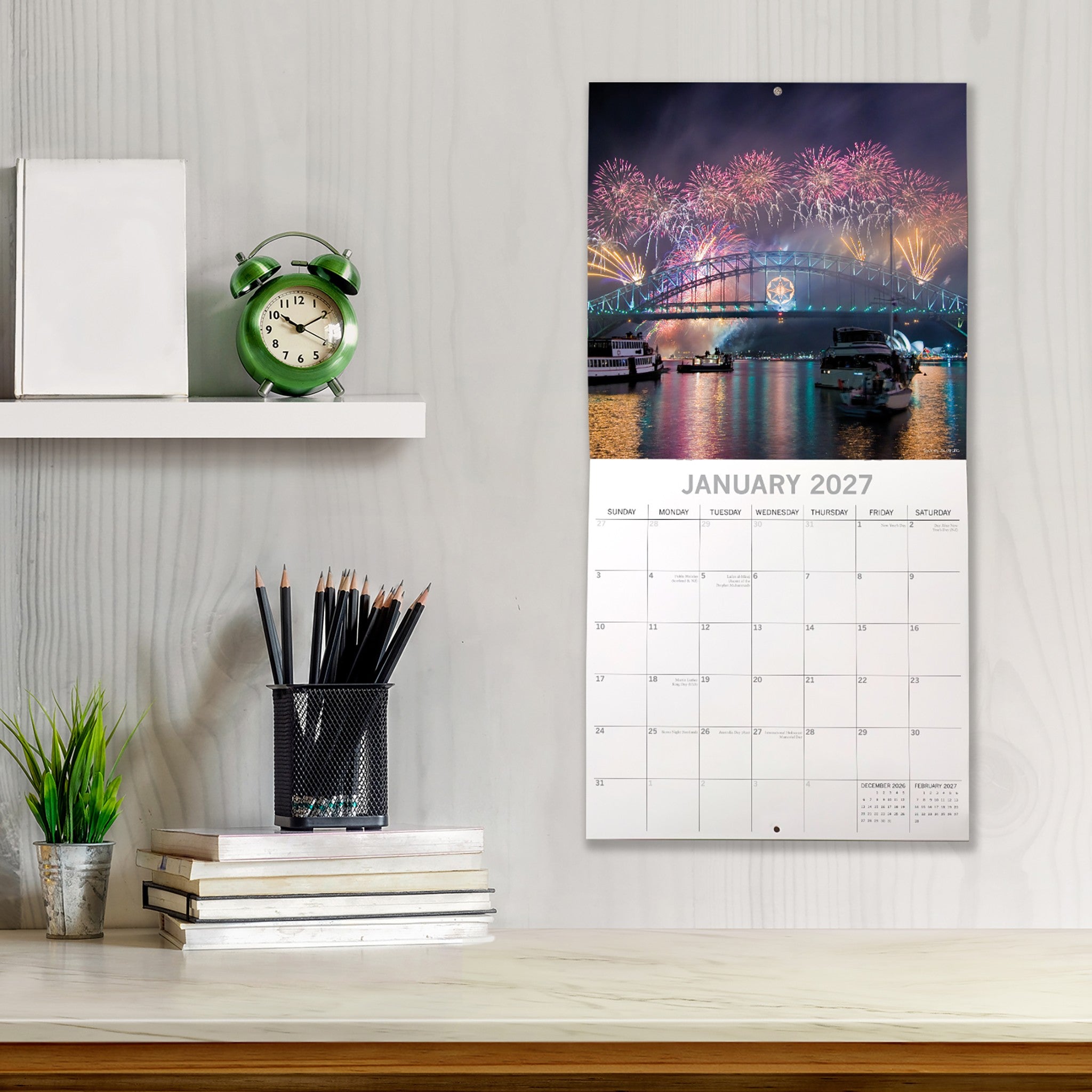 Cities by Night 2027 Wall Calendar