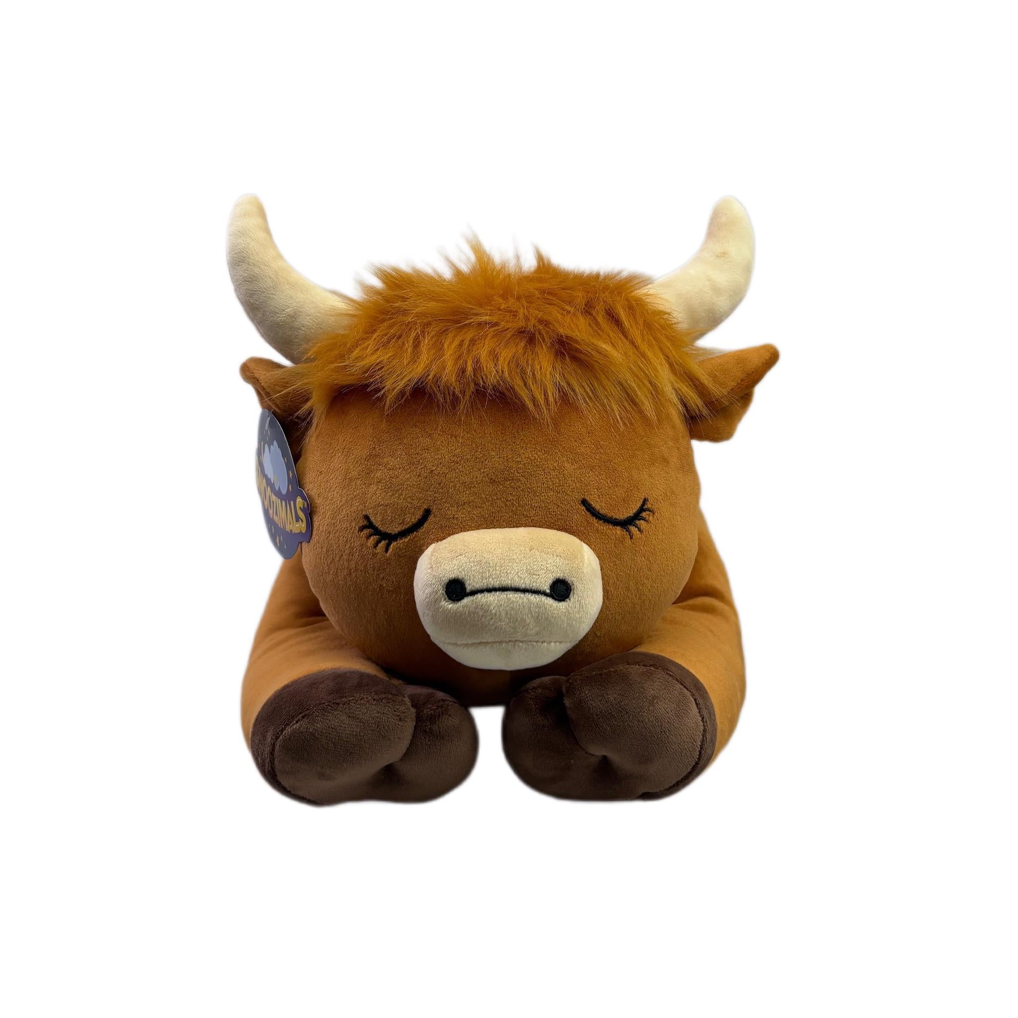 Peluche vache des Highlands Snoozimal 50 cm