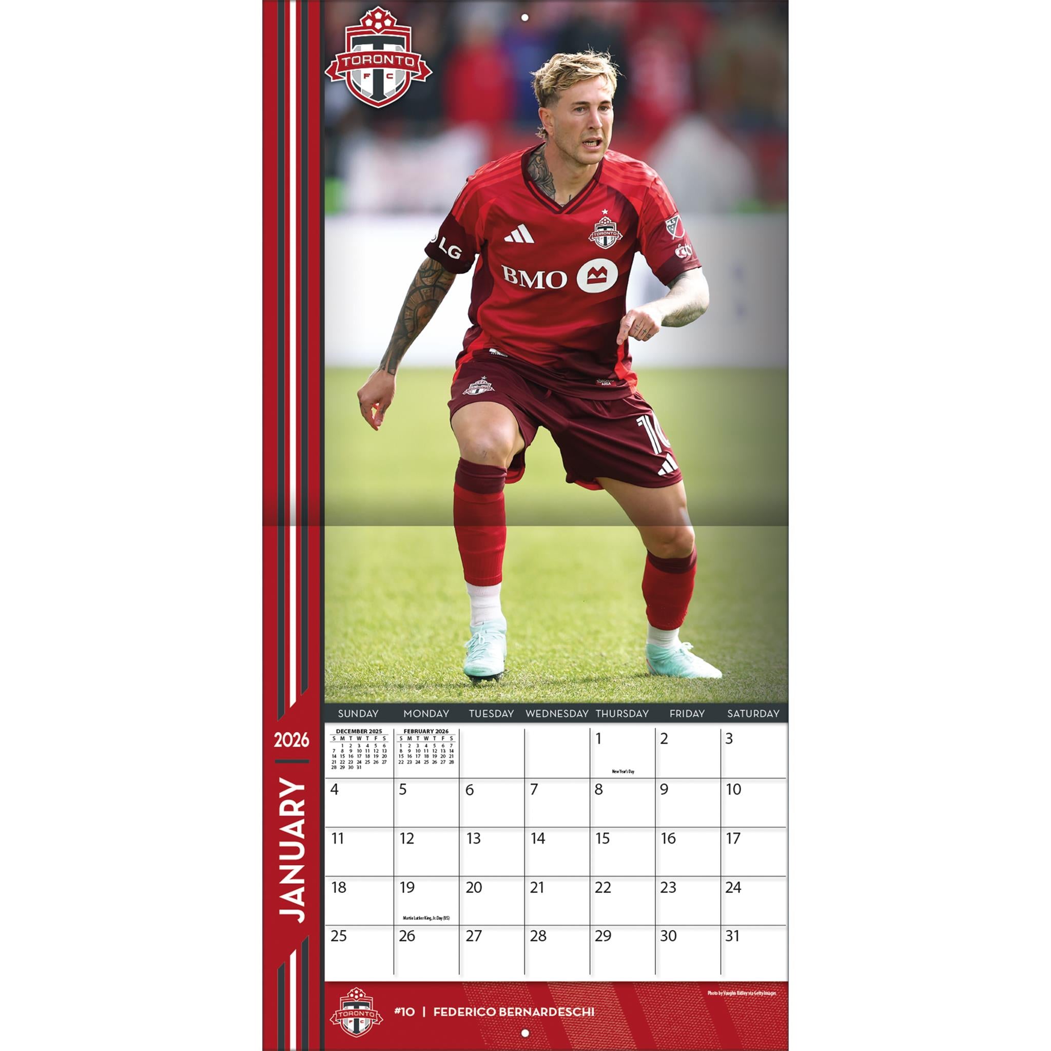 MLS Toronto 2026 Wall Calendar