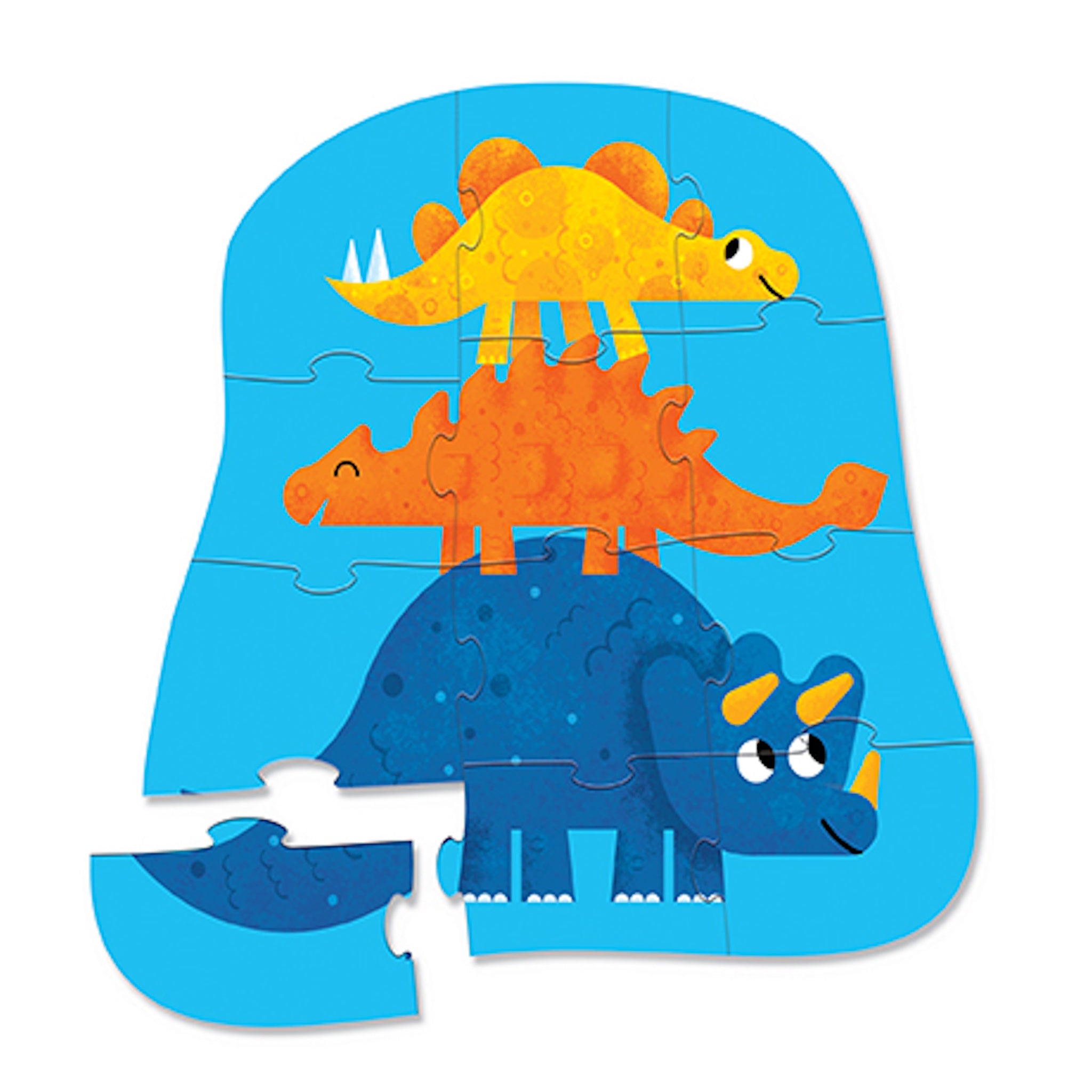 Puzzle Dino Friends 12 pièces