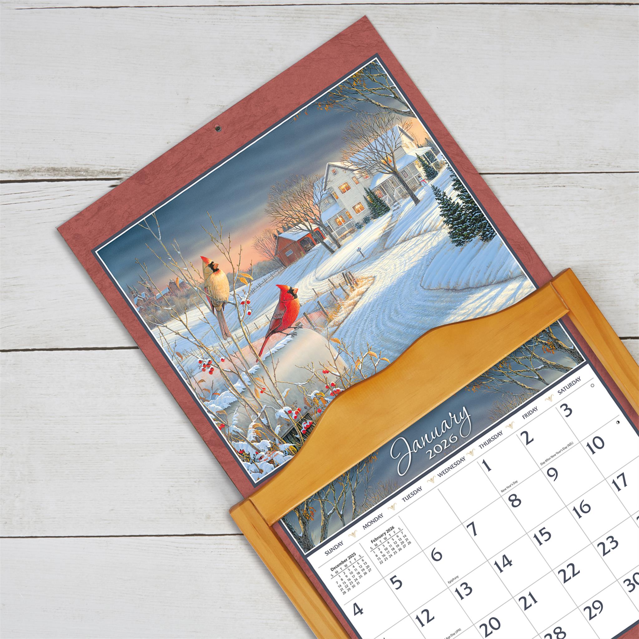 Calendrier mural Meadowland 2026 - Disponible uniquement en ligne