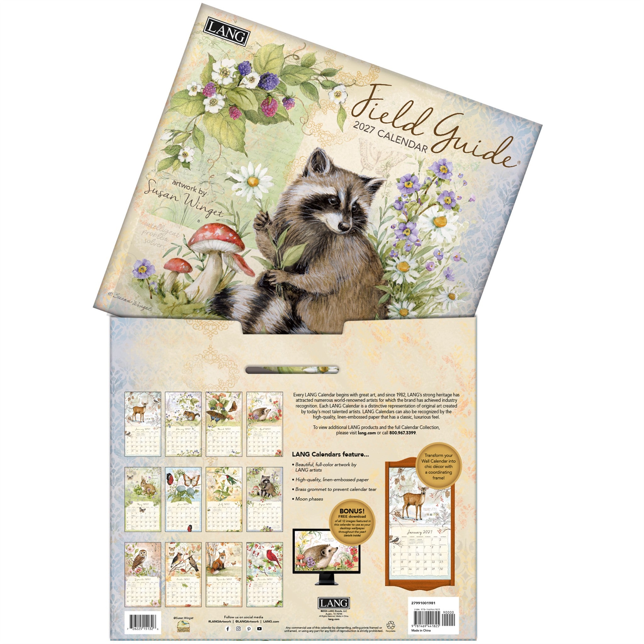 Field Guide 2027 Wall Calendar