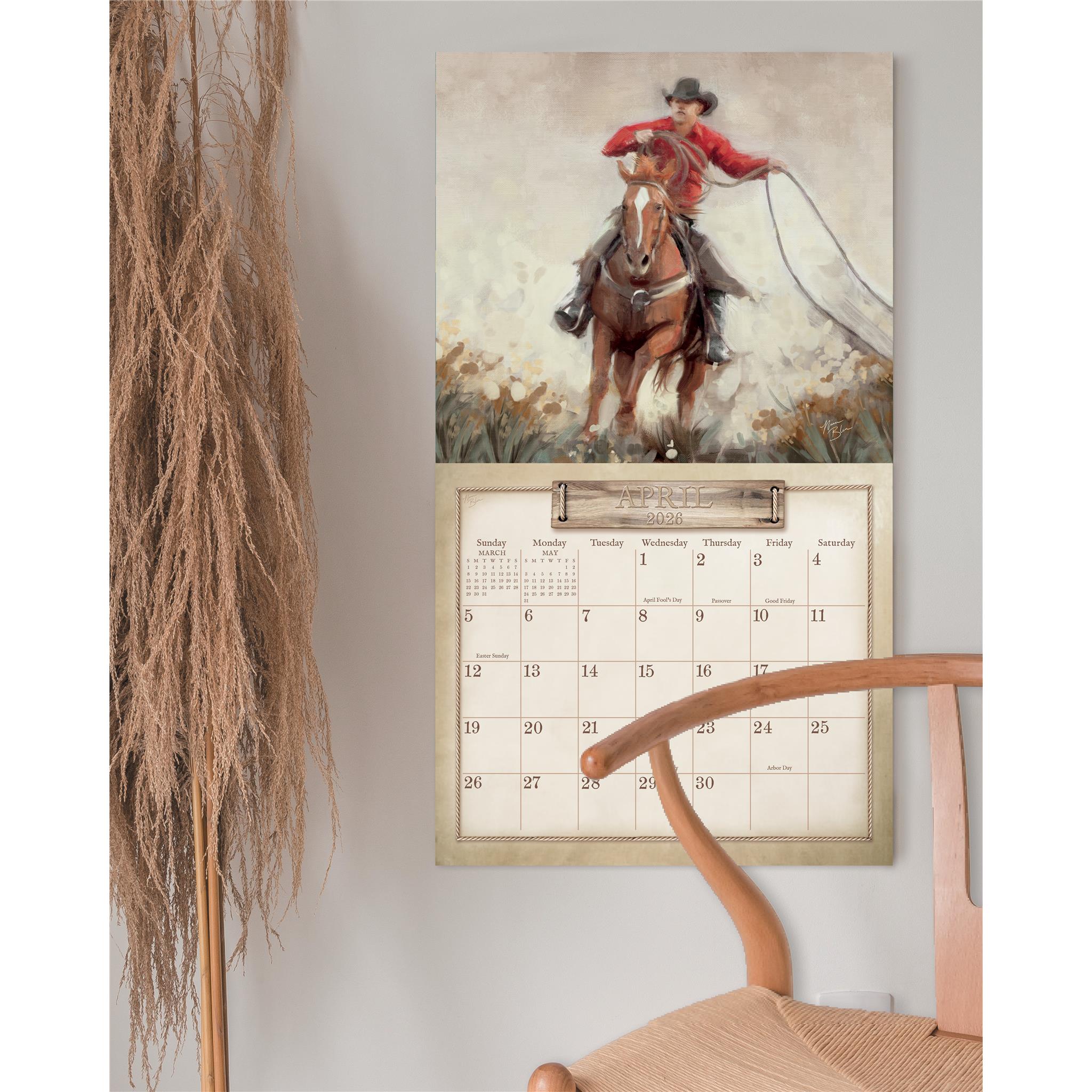 Home On The Range 2026 Deluxe Wall Calendar