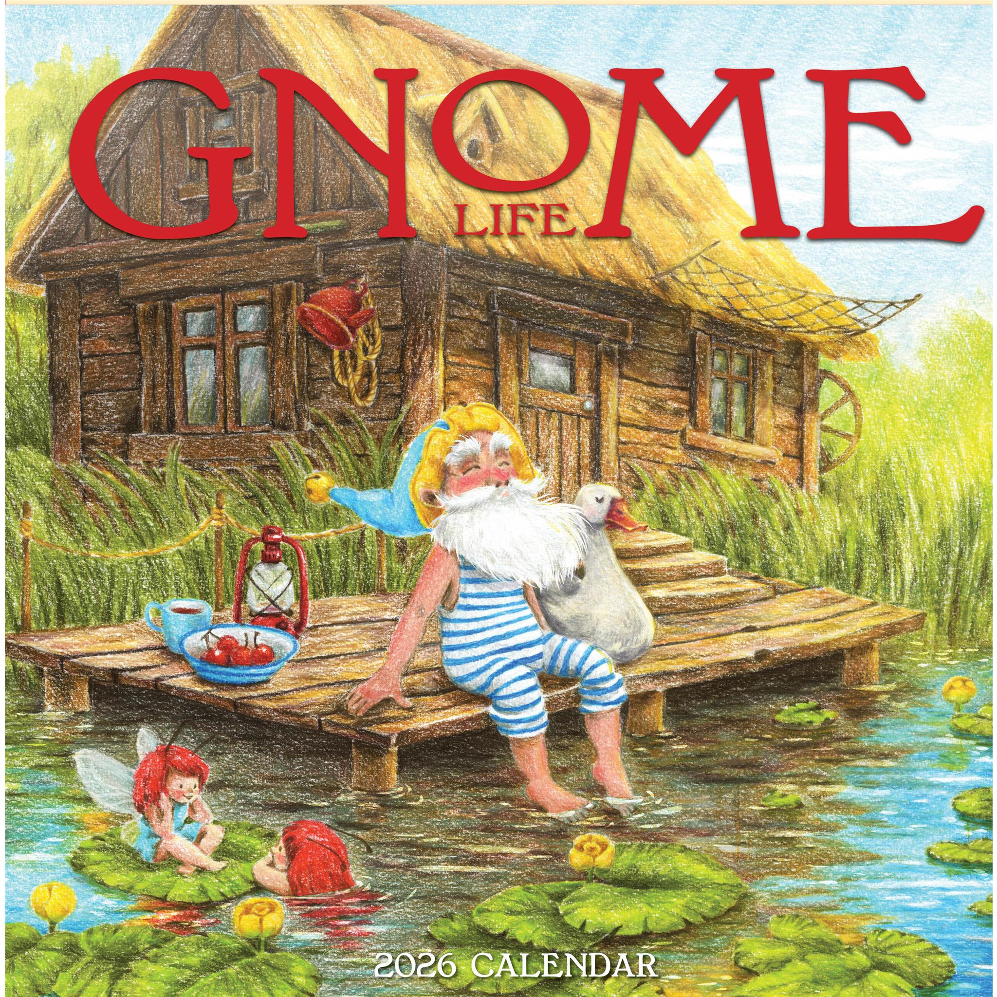 Calendrier mural Gnome Life 2026 - Disponible uniquement en ligne