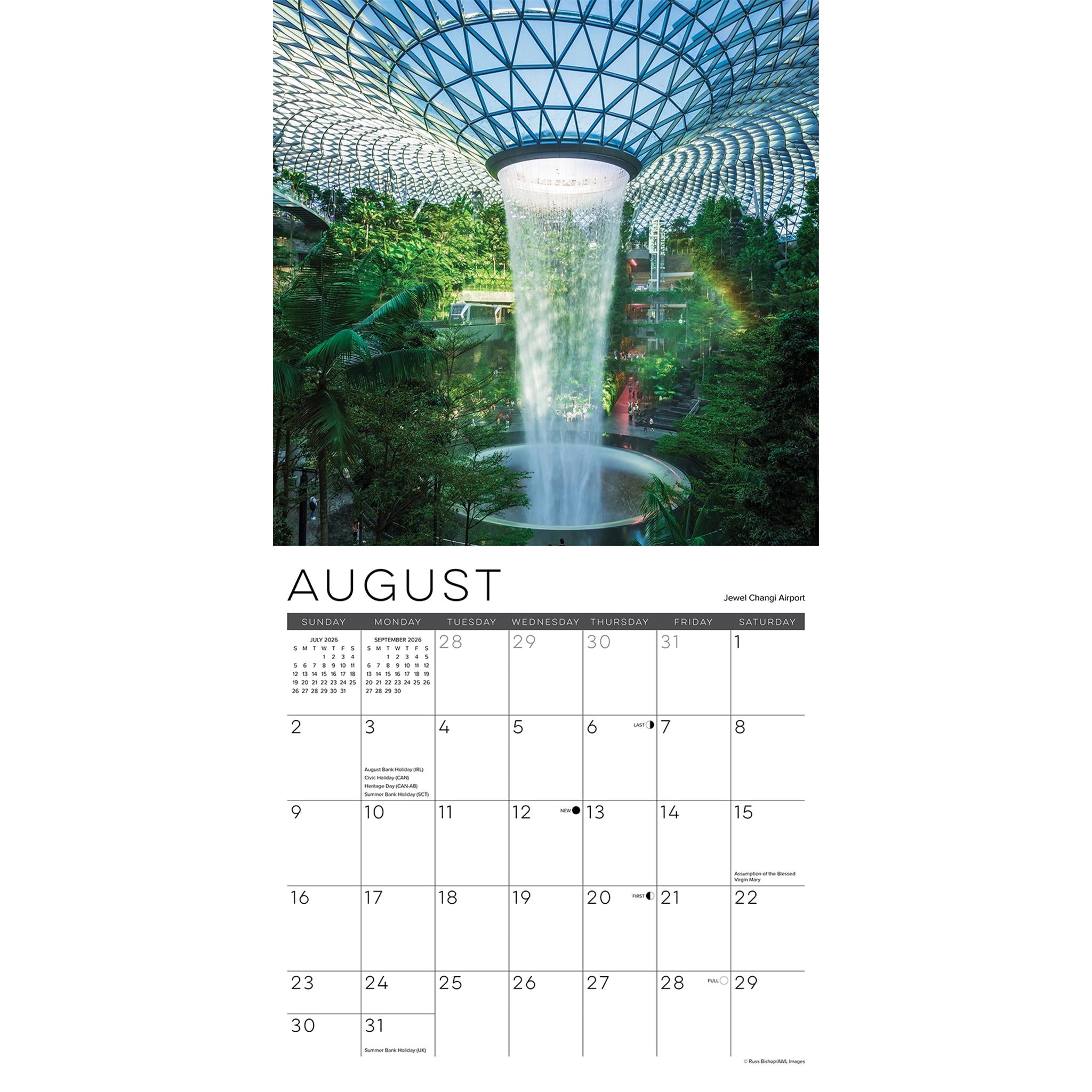 Singapore 2026 Wall Calendar - Online Only