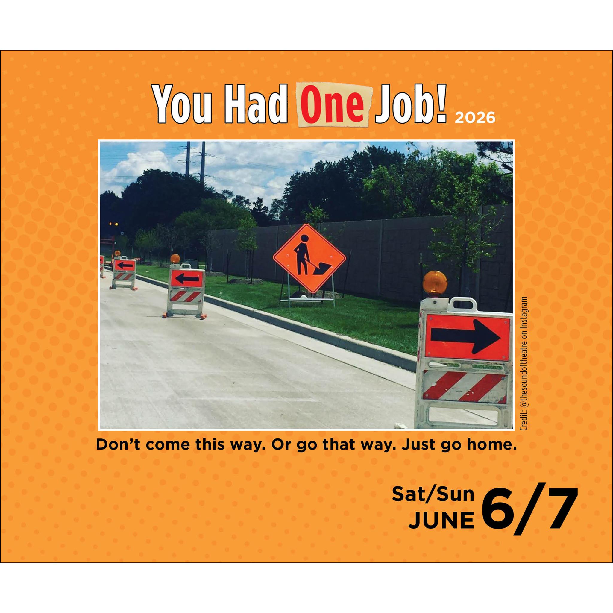 You Had One Job 2026 Box Calendar