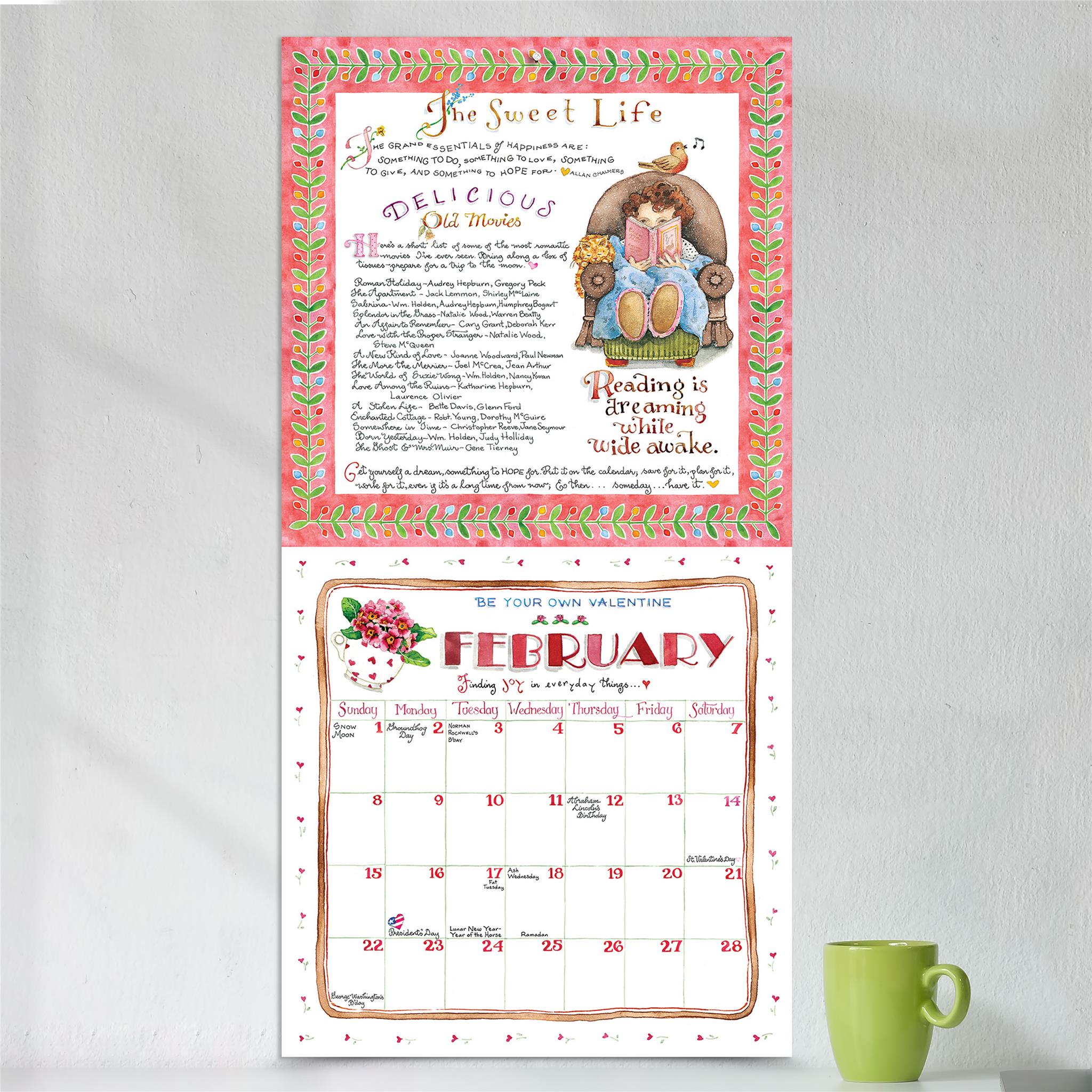 Calendrier mural Susan Branch 2026 - Disponible uniquement en ligne