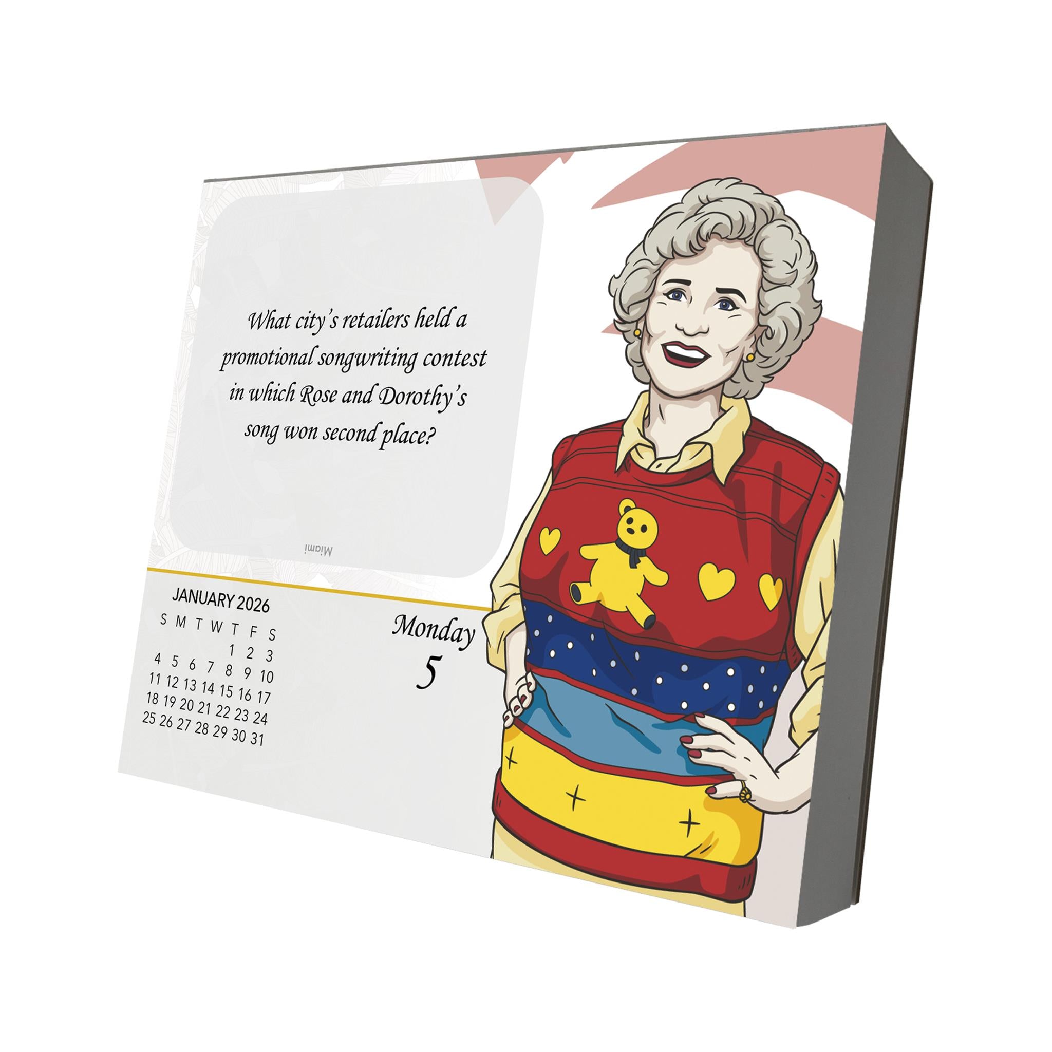 Calendrier Golden Girls 2026