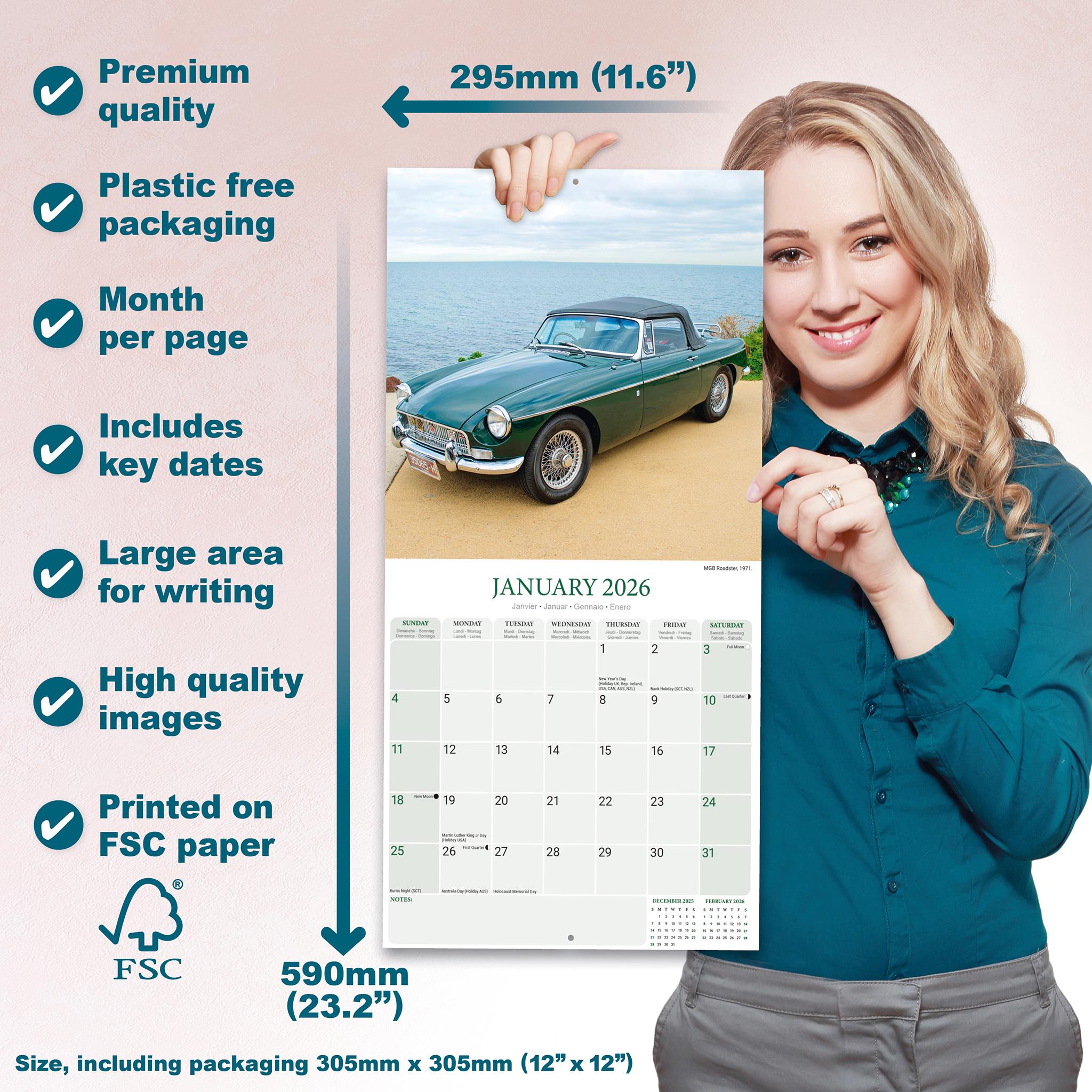 MG 2026 Wall Calendar - Online Only