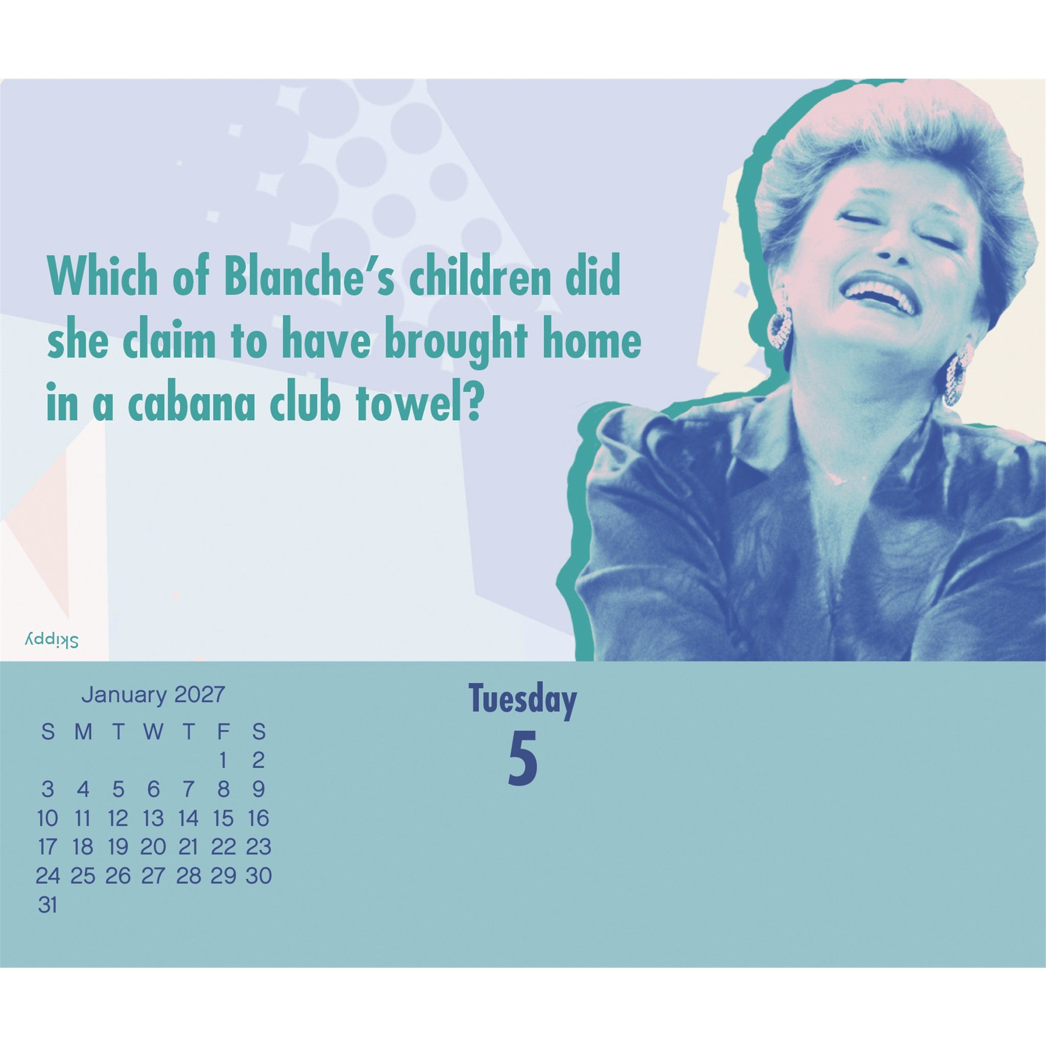 The Golden Girls 2027 Box Calendar
