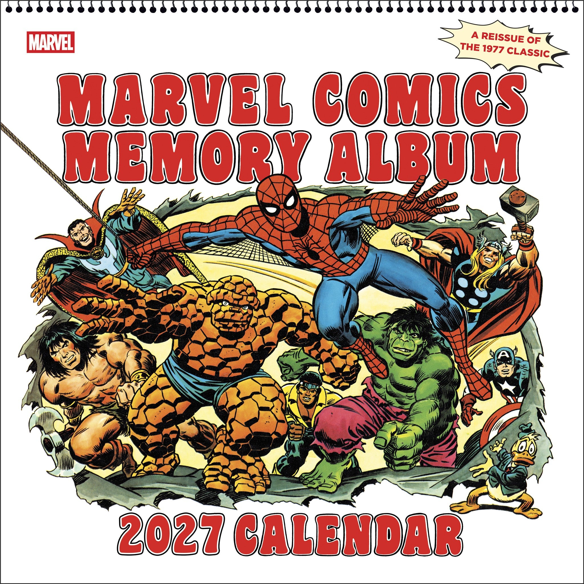 Marvel Comics Memory Album 1997 Classic 2027 Wall Calendar