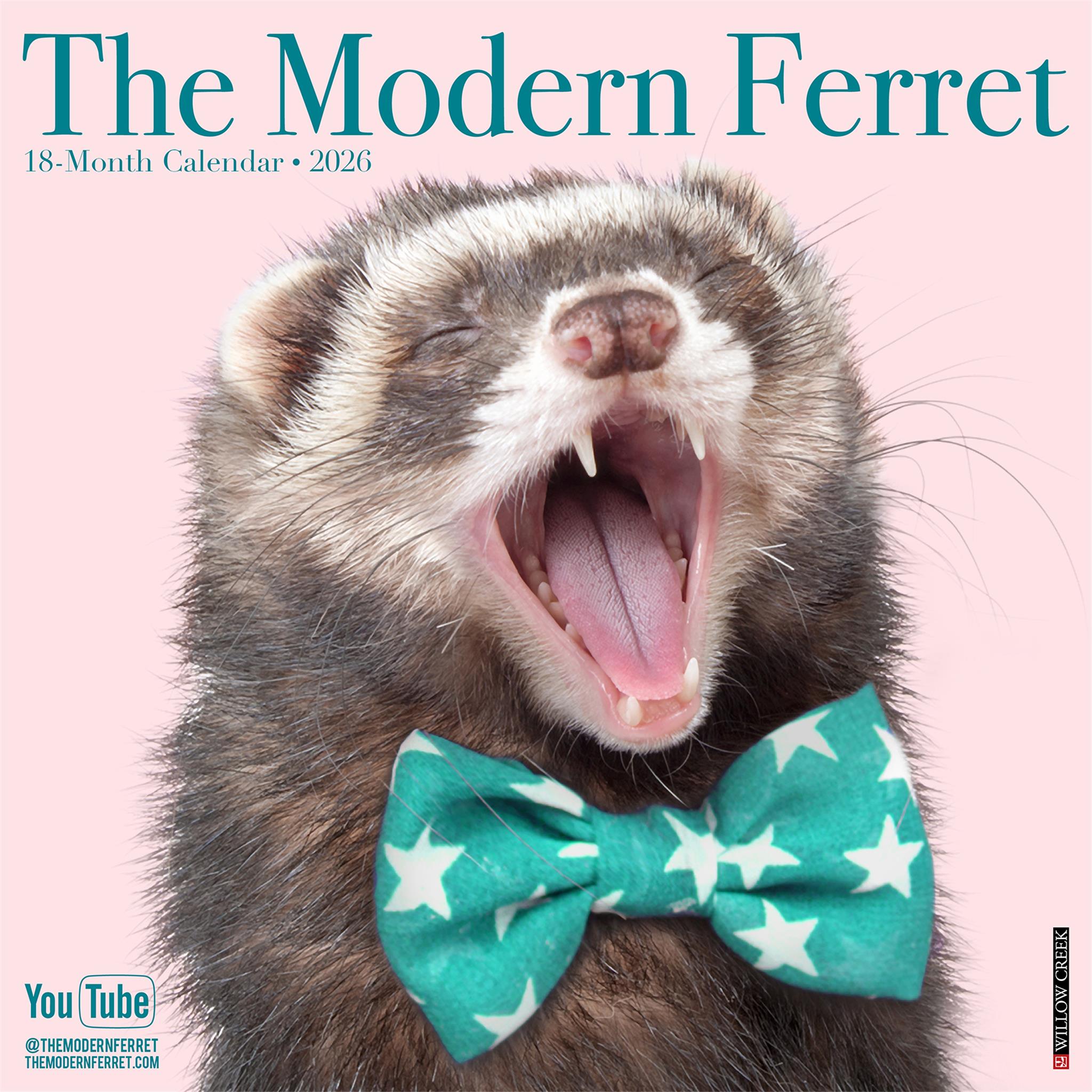 Calendrier mural Modern Ferret 2026